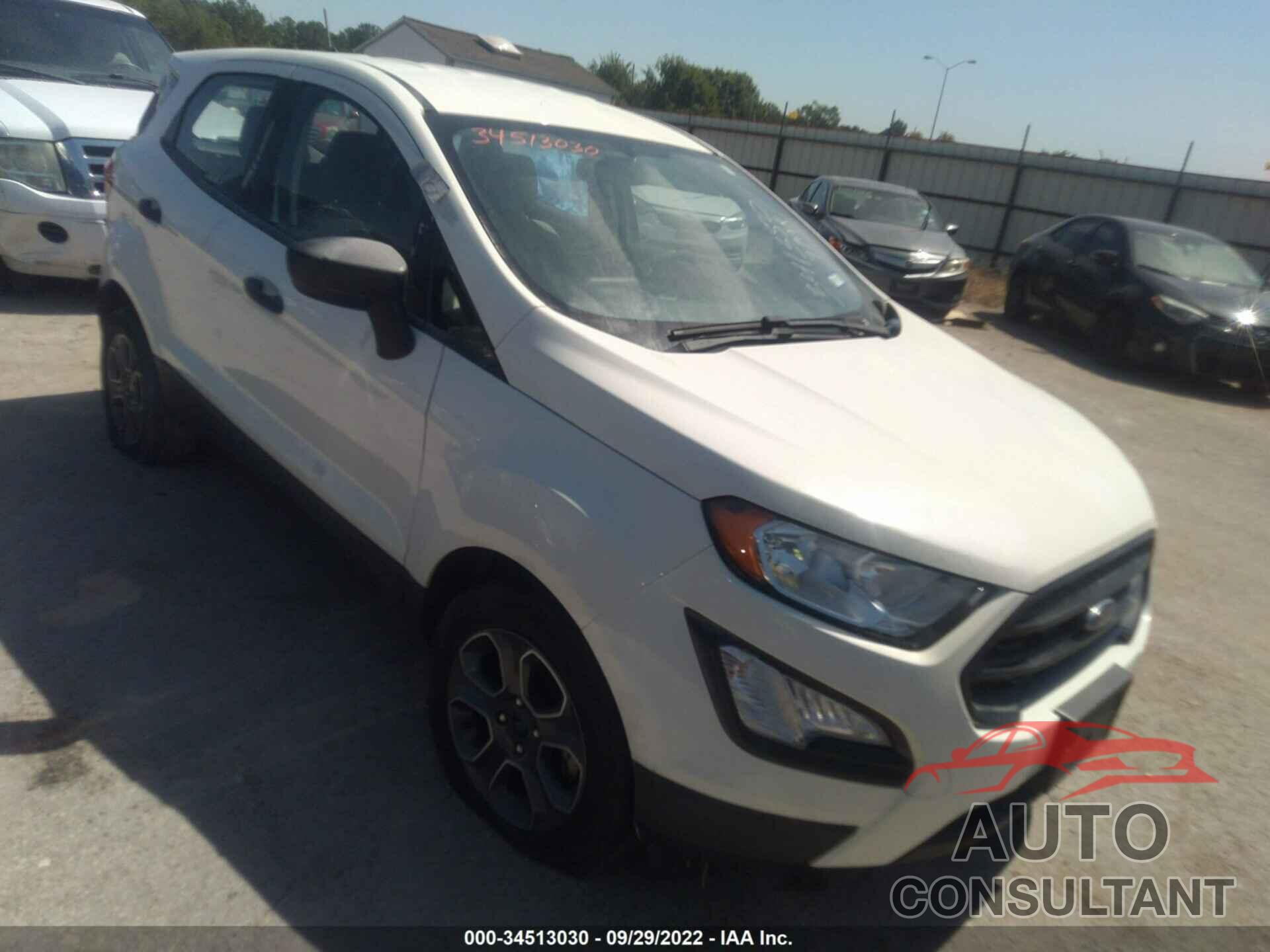 FORD ECOSPORT 2020 - MAJ3S2FE0LC341350