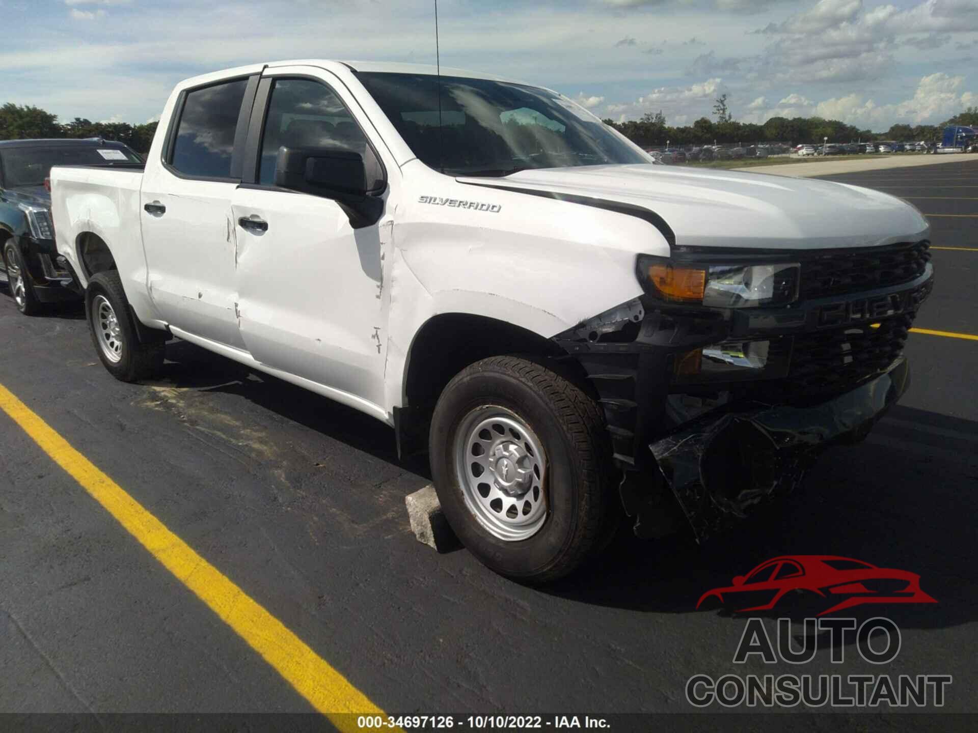 CHEVROLET SILVERADO 1500 2021 - 3GCPWAEF0MG101606