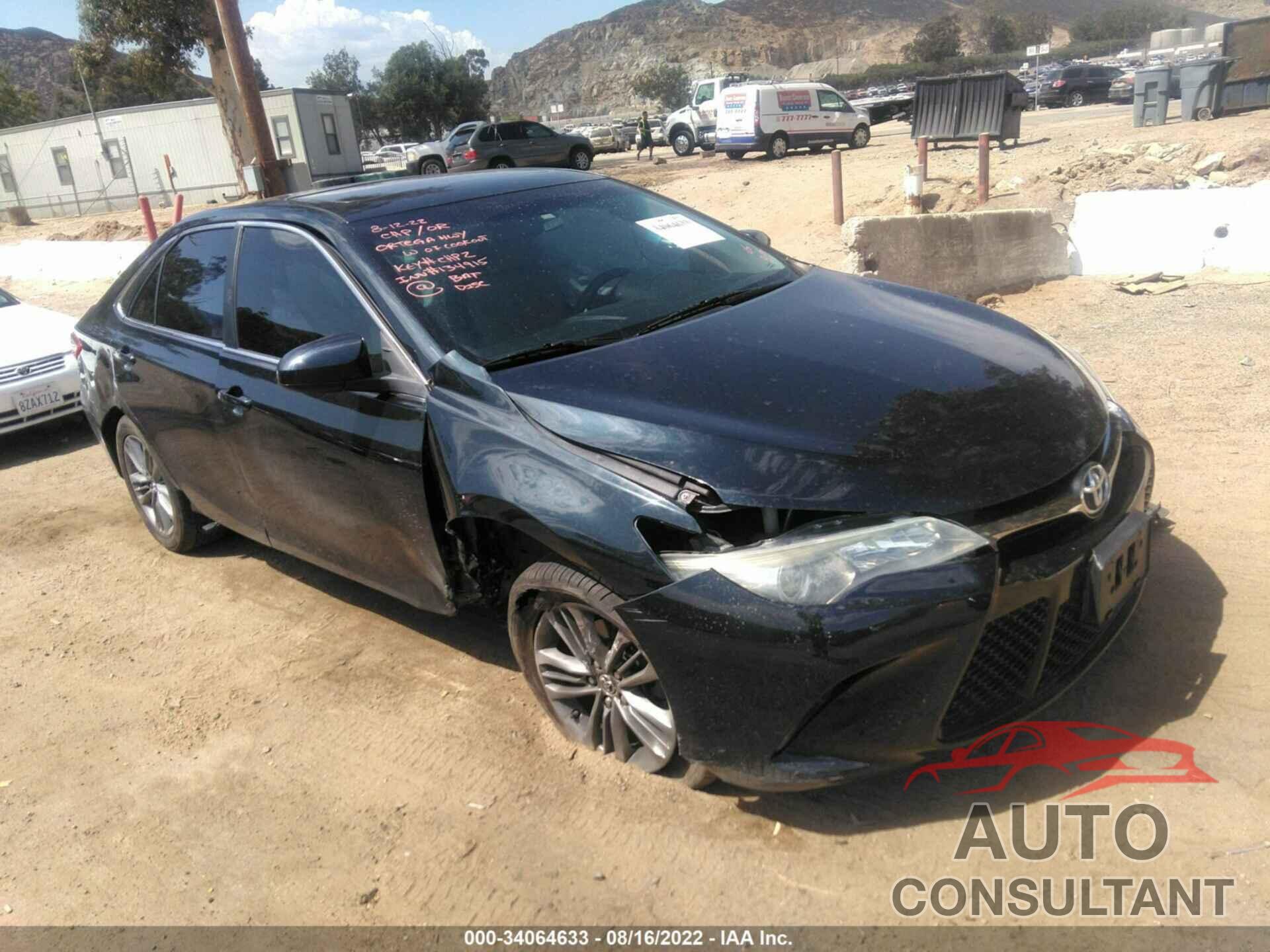 TOYOTA CAMRY 2016 - 4T1BF1FK0GU155541