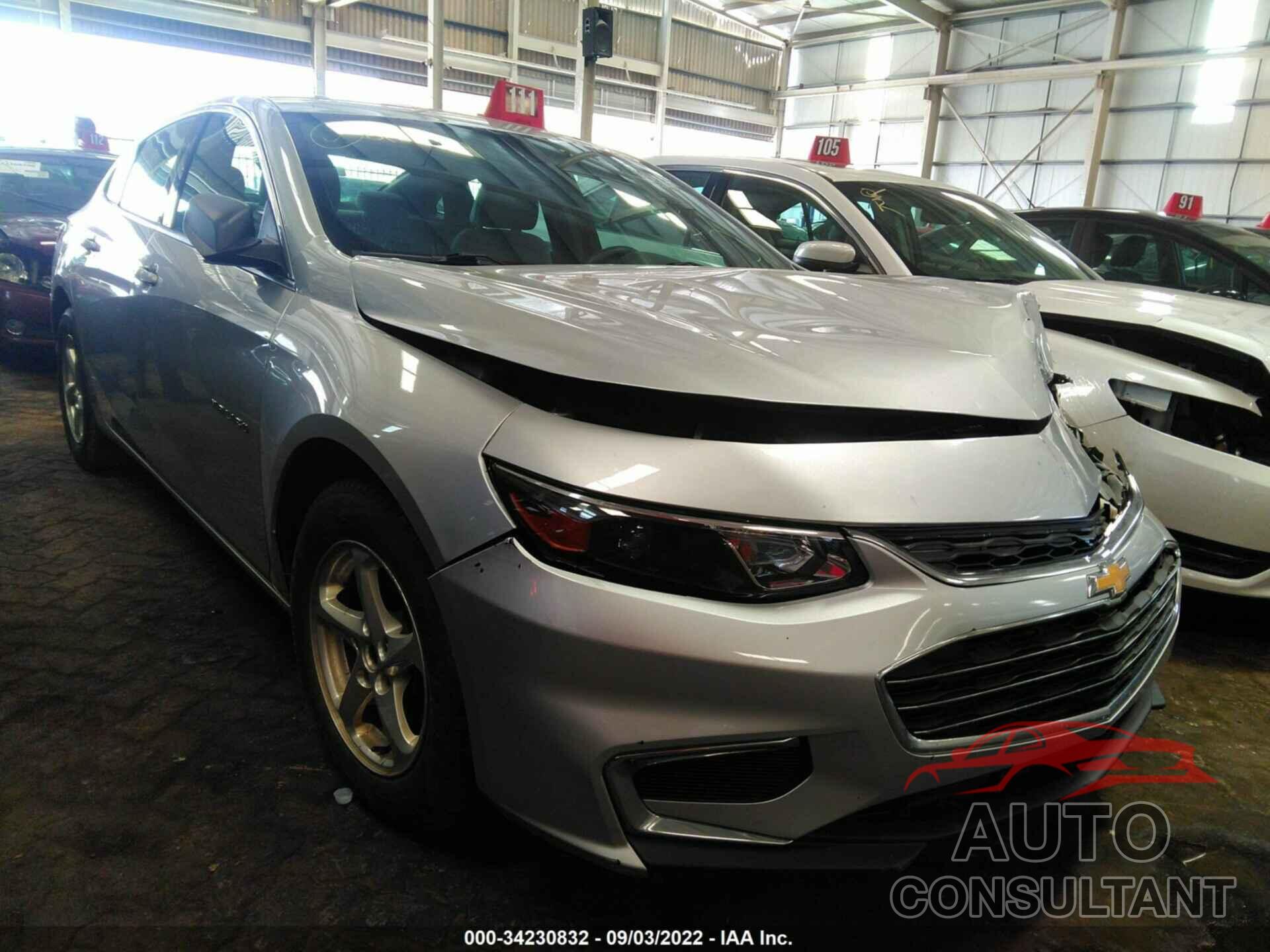 CHEVROLET MALIBU 2017 - 001ZC5STXHF227524