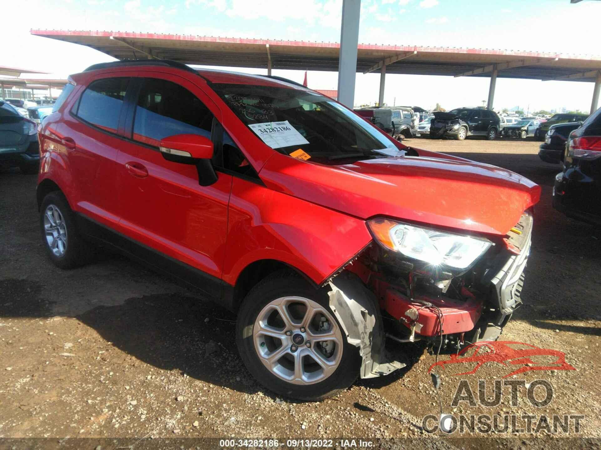 FORD ECOSPORT 2020 - MAJ3S2GE6LC370284