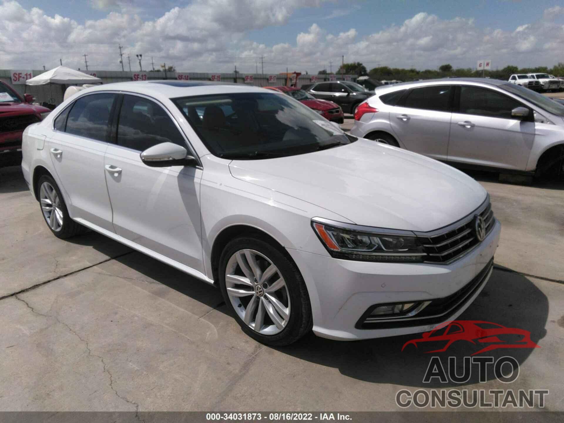 VOLKSWAGEN PASSAT 2018 - 1VWBA7A36JC022279