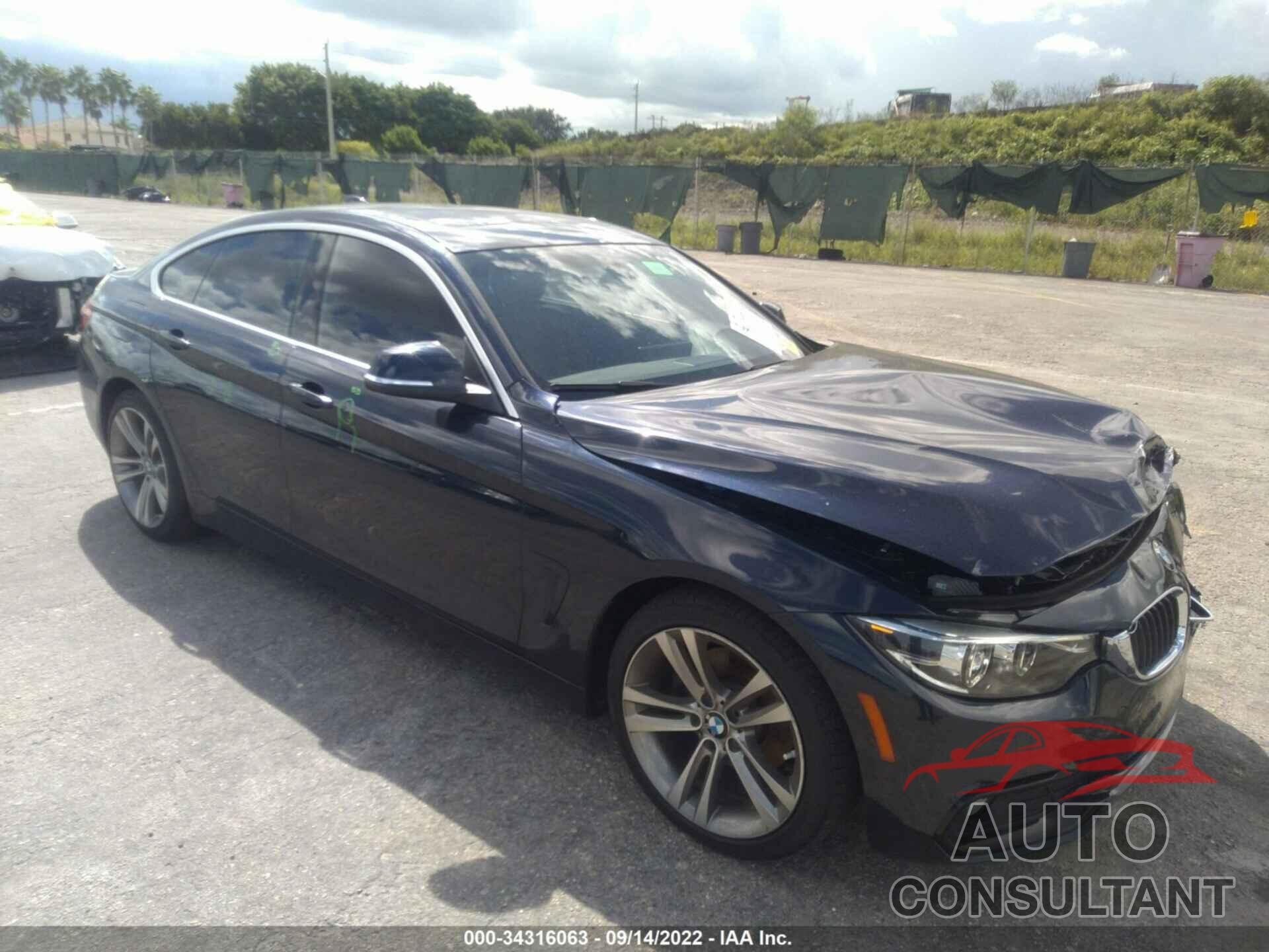 BMW 4 SERIES 2019 - WBA4J1C59KBM12529