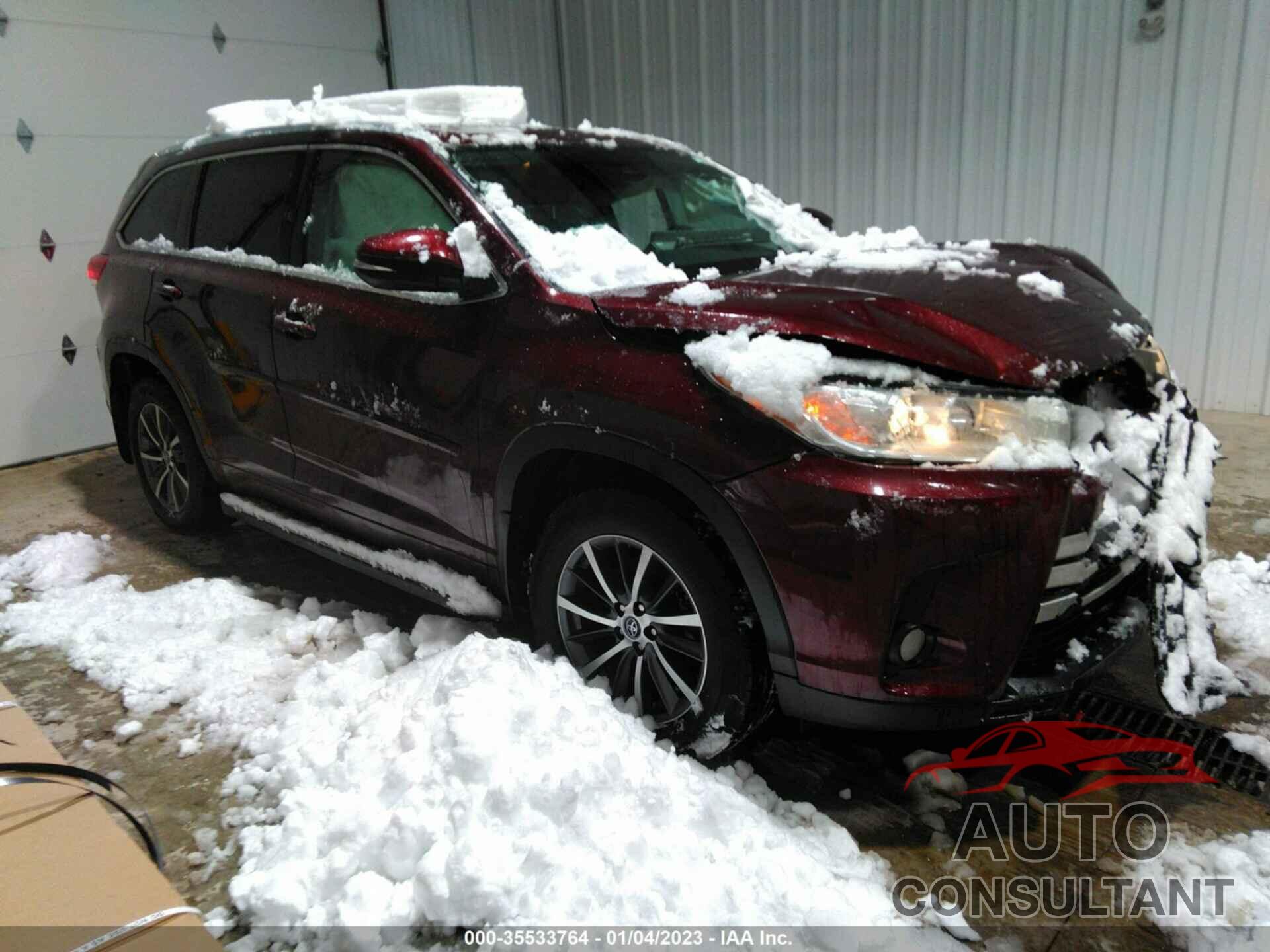 TOYOTA HIGHLANDER 2018 - 5TDJZRFH2JS810577
