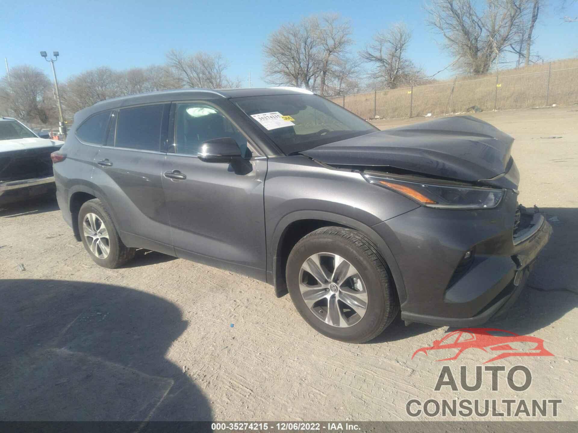 TOYOTA HIGHLANDER 2021 - 5TDGZRBH1MS143506