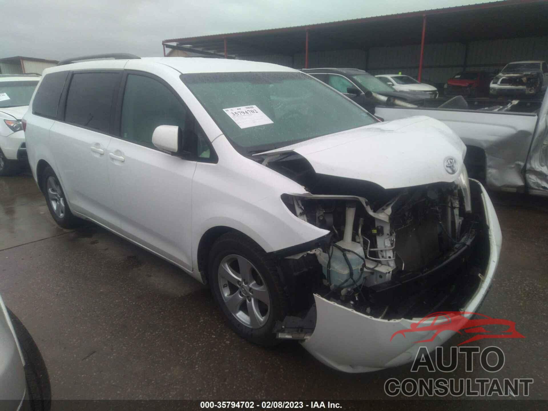 TOYOTA SIENNA 2015 - 5TDKK3DC1FS604462