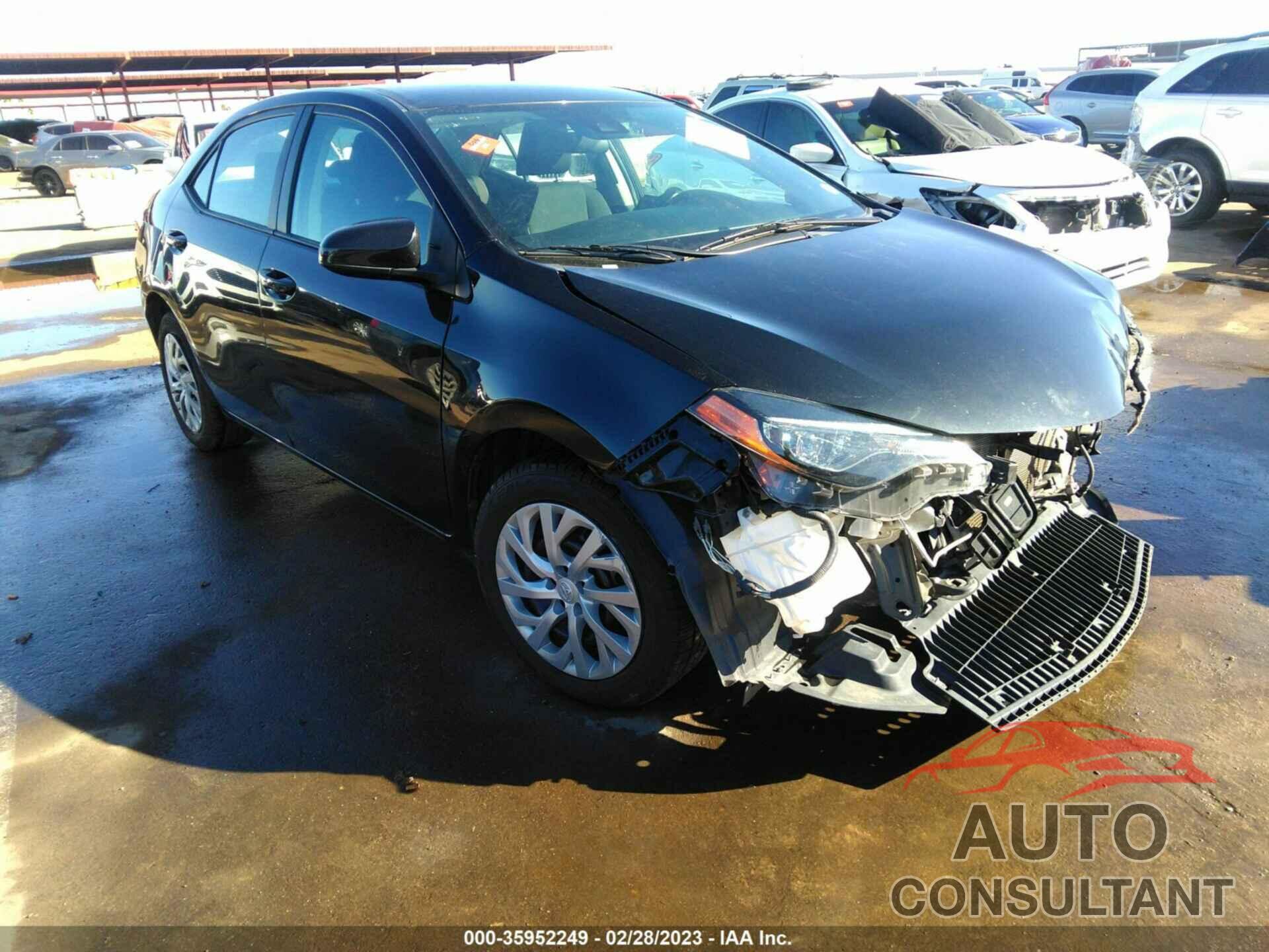 TOYOTA COROLLA 2019 - 2T1BURHE0KC236464
