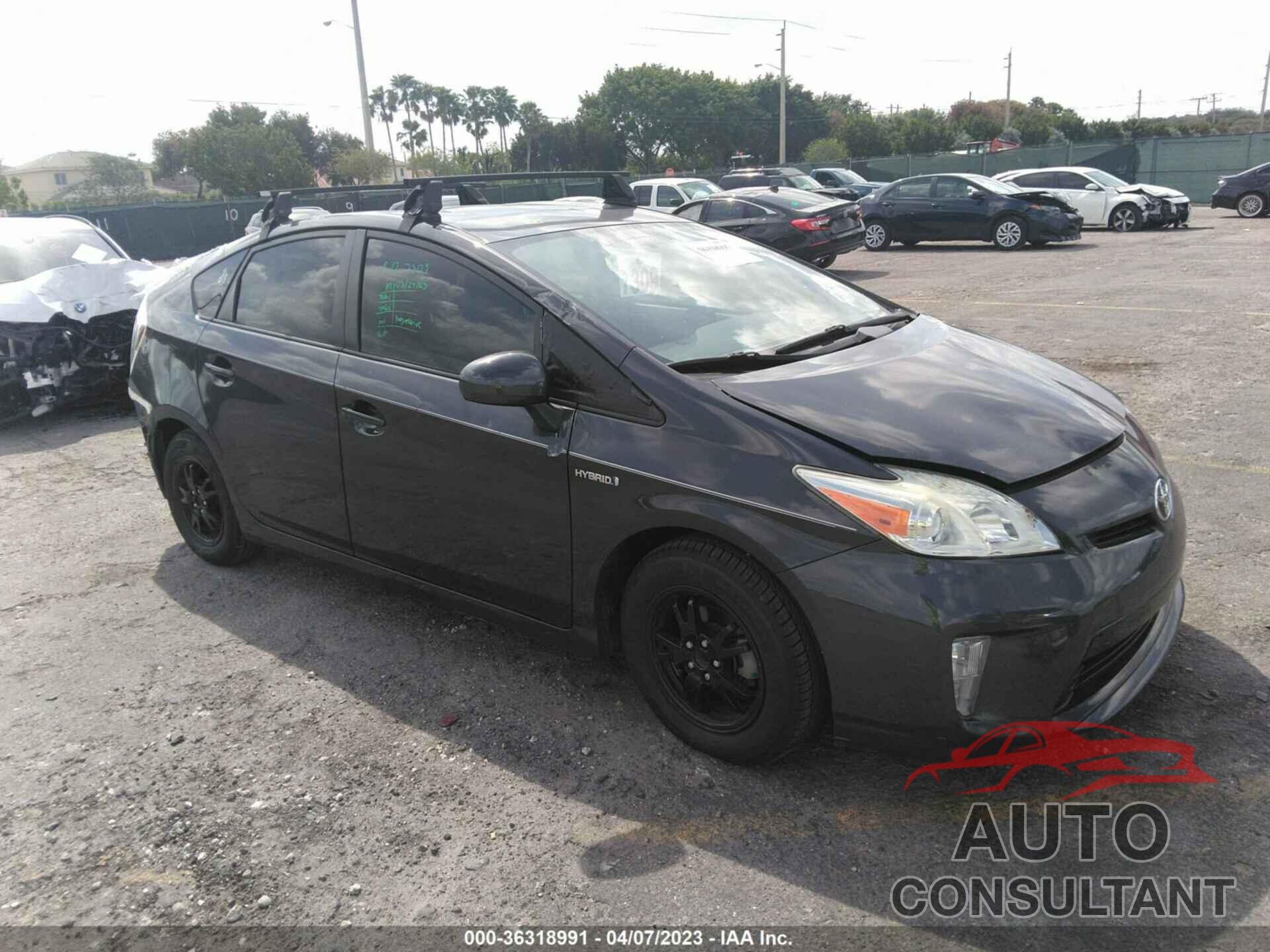 TOYOTA PRIUS 2015 - JTDKN3DU4F1914389