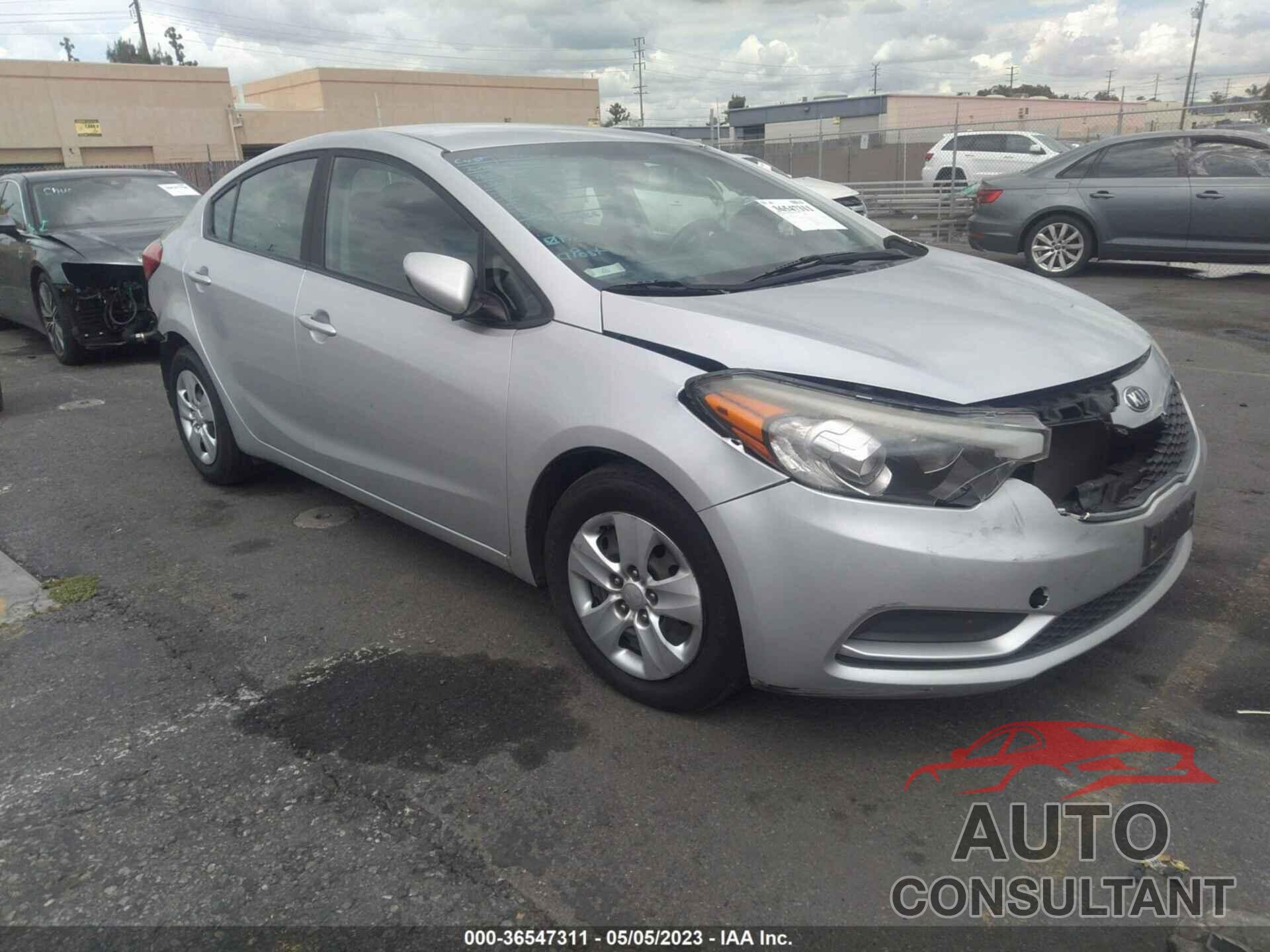 KIA FORTE 2016 - KNAFK4A62G5616162