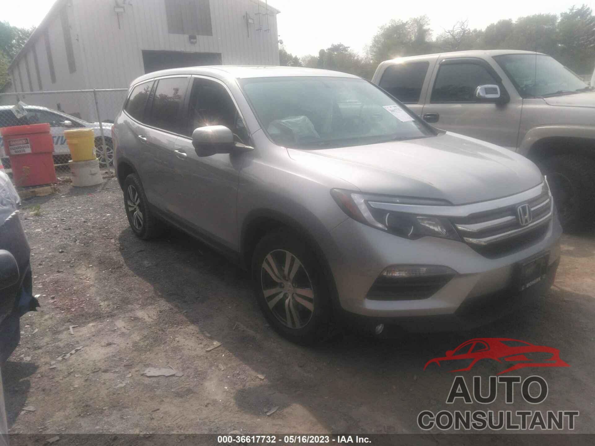 HONDA PILOT 2017 - 5FNYF6H52HB038492