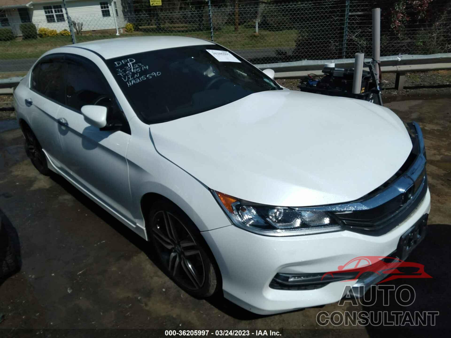 HONDA ACCORD SEDAN 2017 - 1HGCR2F51HA215590