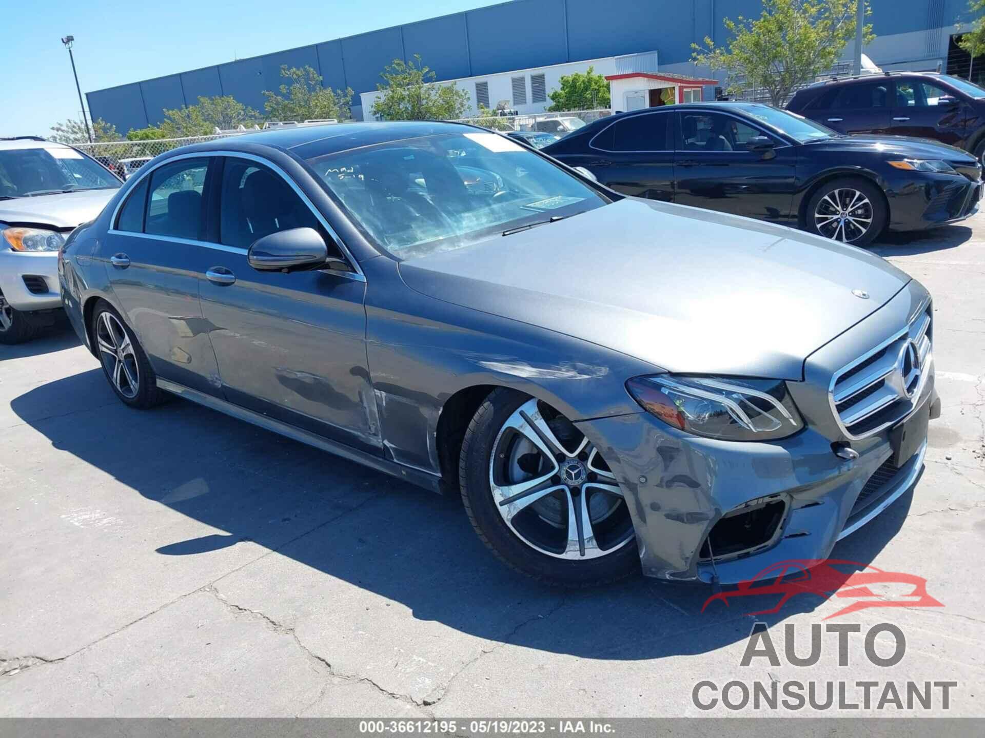 MERCEDES-BENZ E-CLASS 2019 - WDDZF4JB4KA616526