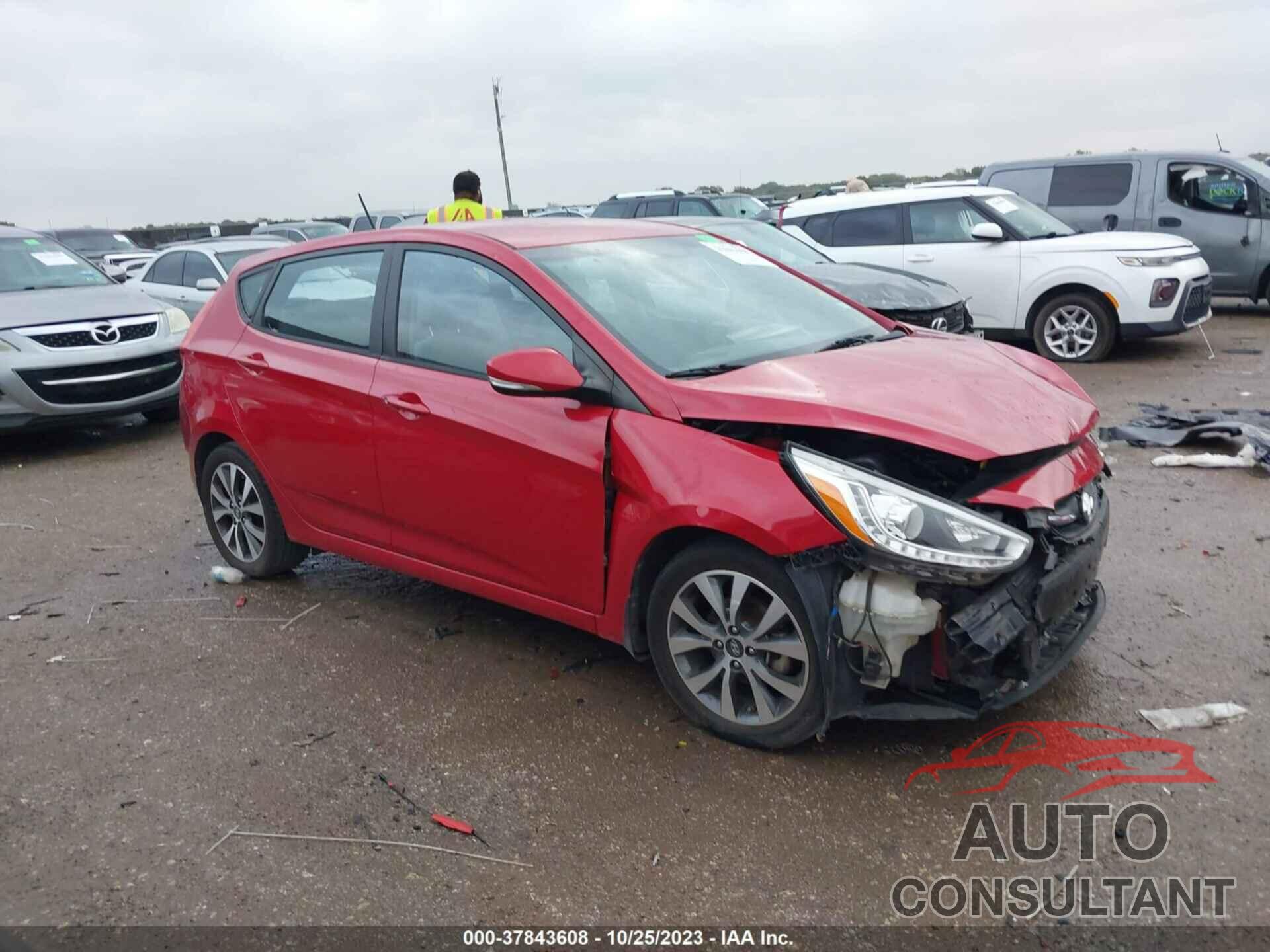 HYUNDAI ACCENT 2015 - KMHCU5AEXFU201555