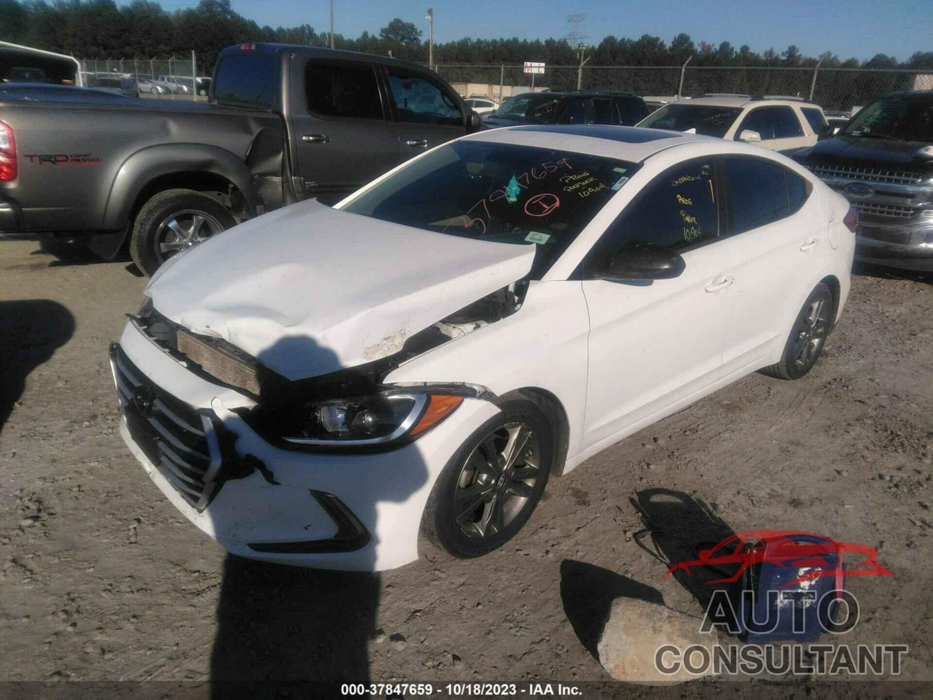 HYUNDAI ELANTRA 2017 - 5NPD84LF4HH210035