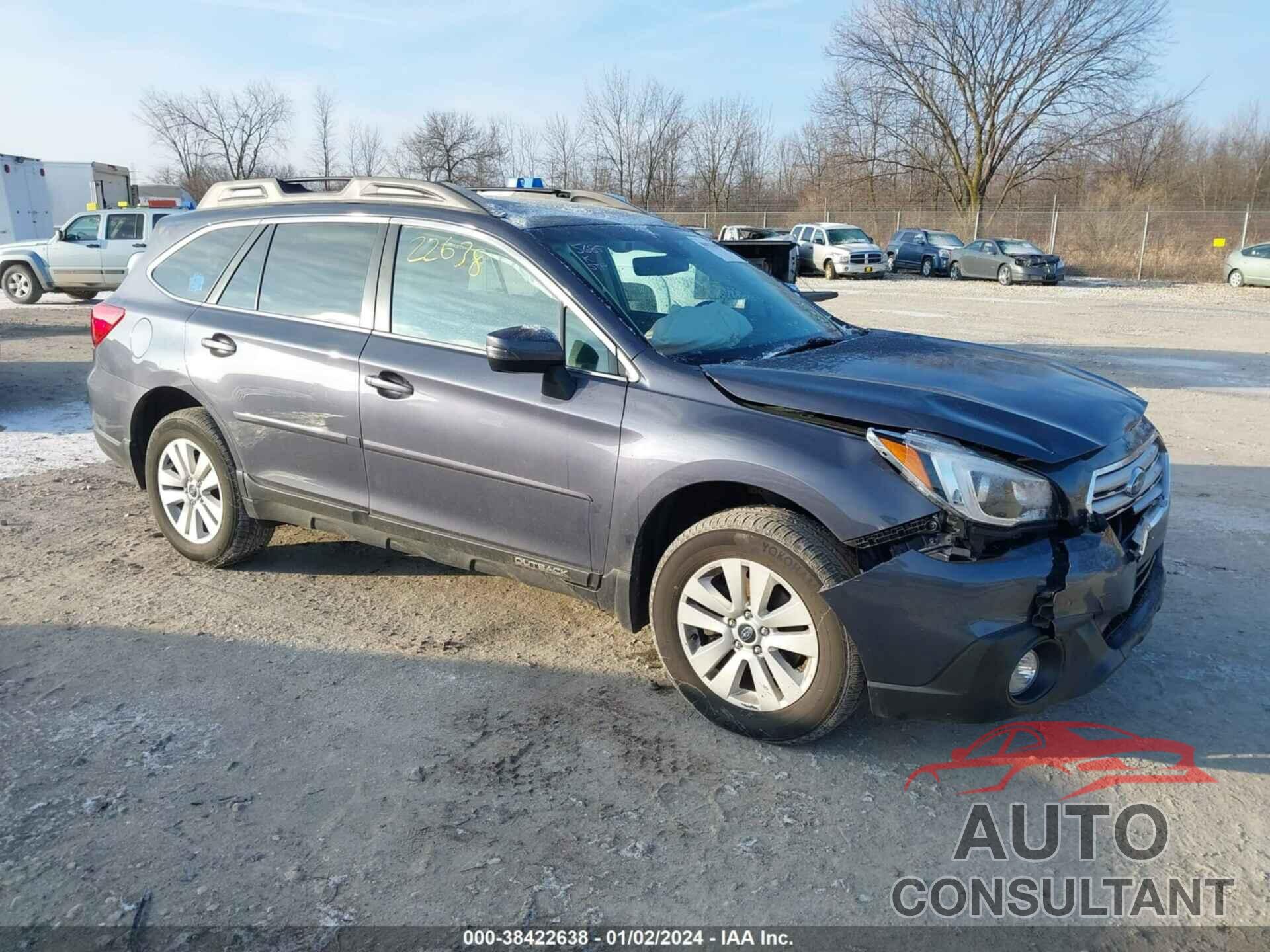 SUBARU OUTBACK 2017 - 4S4BSAFC0H3319074