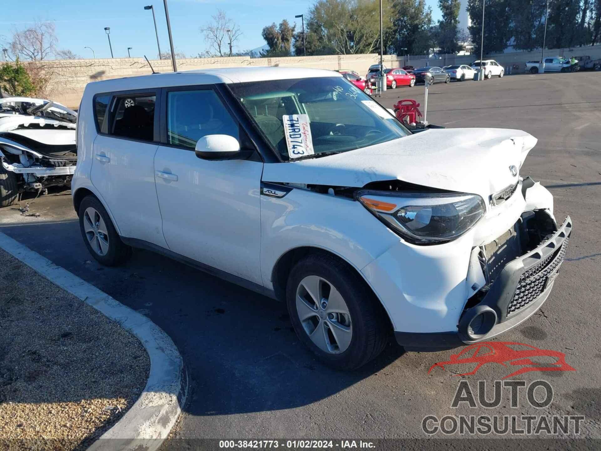 KIA SOUL 2016 - KNDJN2A26G7388693