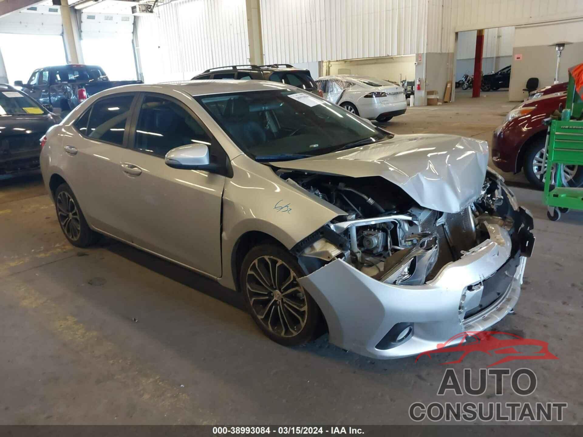 TOYOTA COROLLA 2016 - 5YFBURHEXGP390302