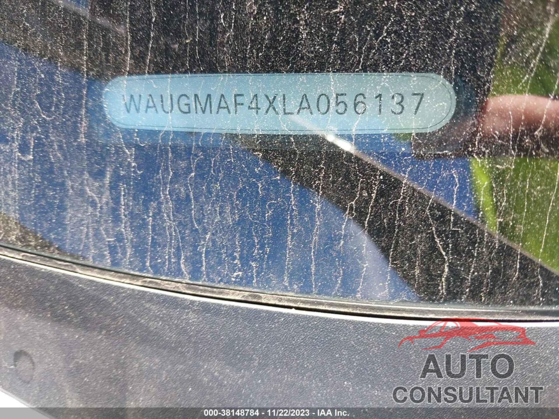 AUDI A4 2020 - WAUGMAF4XLA056137