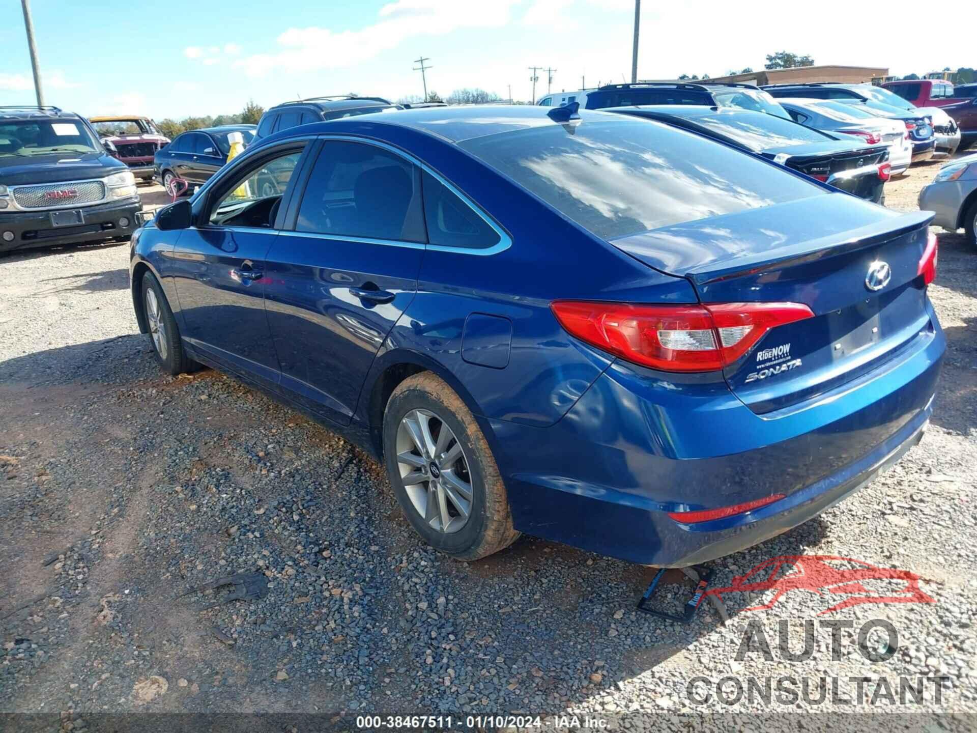 HYUNDAI SONATA 2016 - 5NPE24AF5GH346682