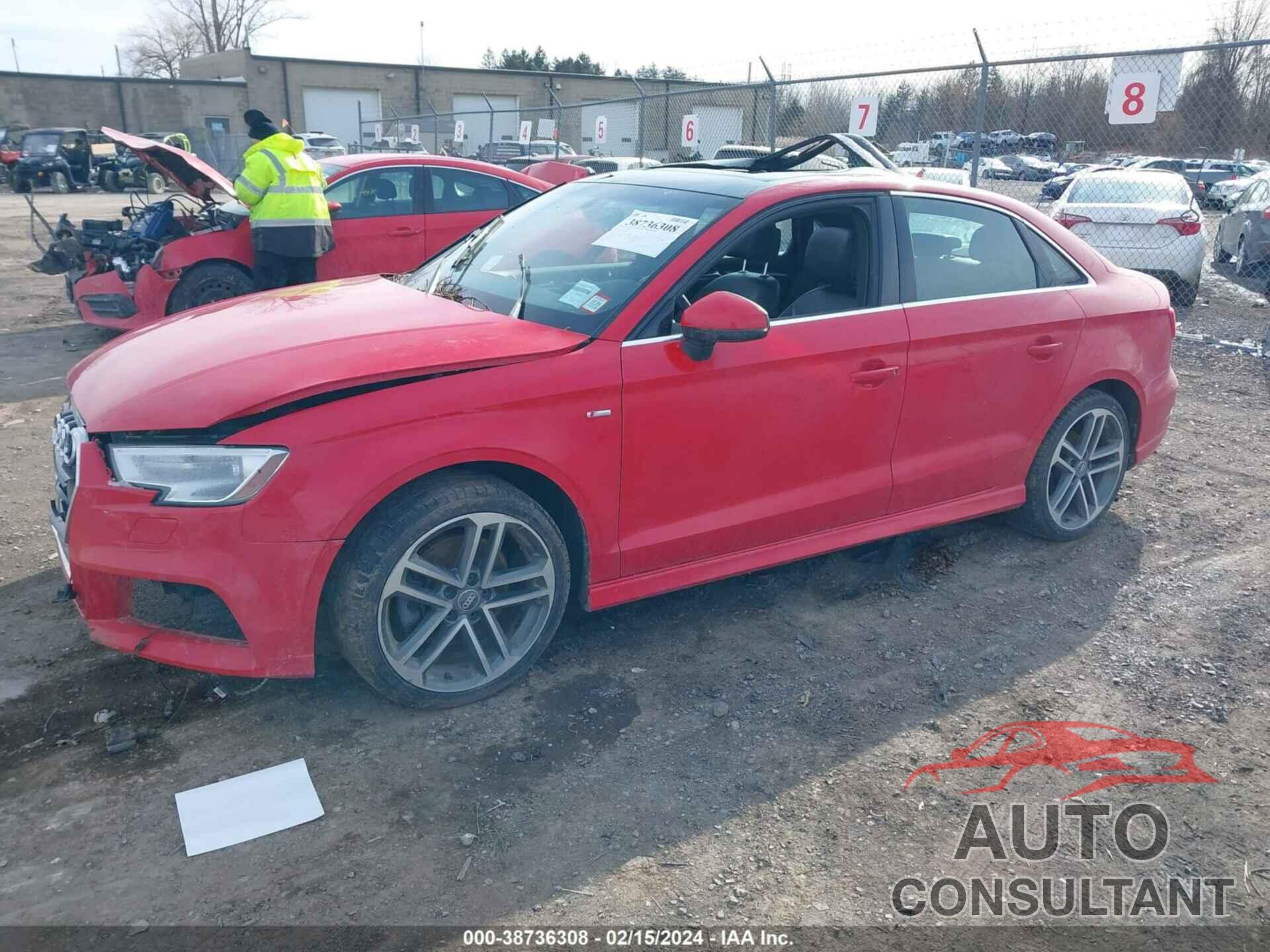 AUDI A3 2018 - WAUJ8GFF0J1004012