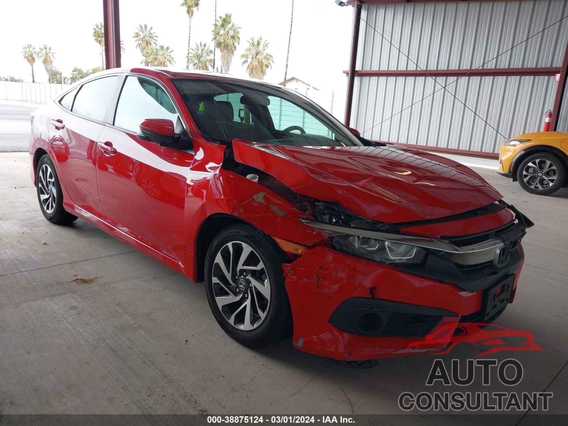 HONDA CIVIC 2016 - 2HGFC2F82GH540757