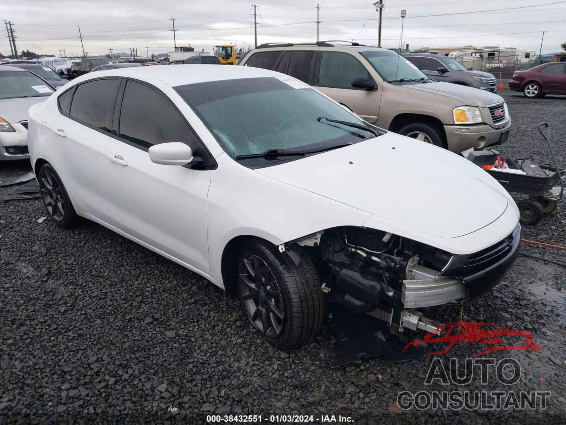 DODGE DART 2016 - 1C3CDFAAXGD578173