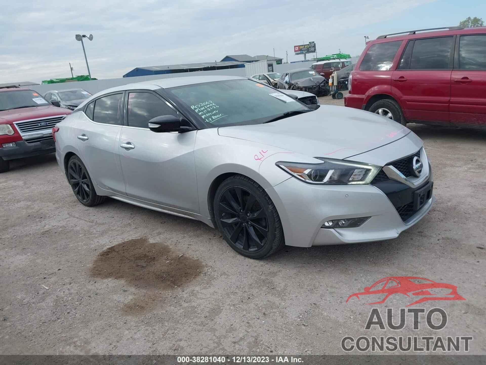 NISSAN MAXIMA 2017 - 1N4AA6AP8HC367051