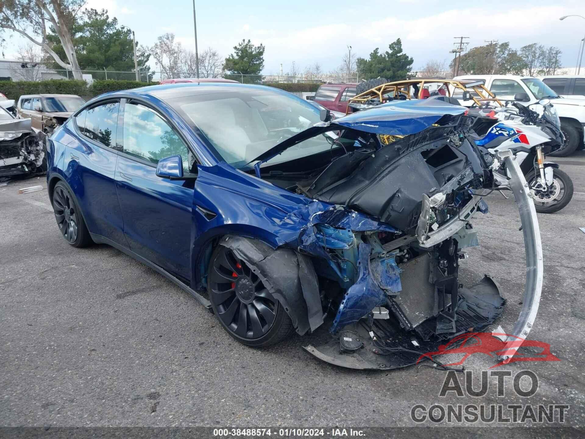 TESLA MODEL Y 2022 - 7SAYGDEF2NF326302