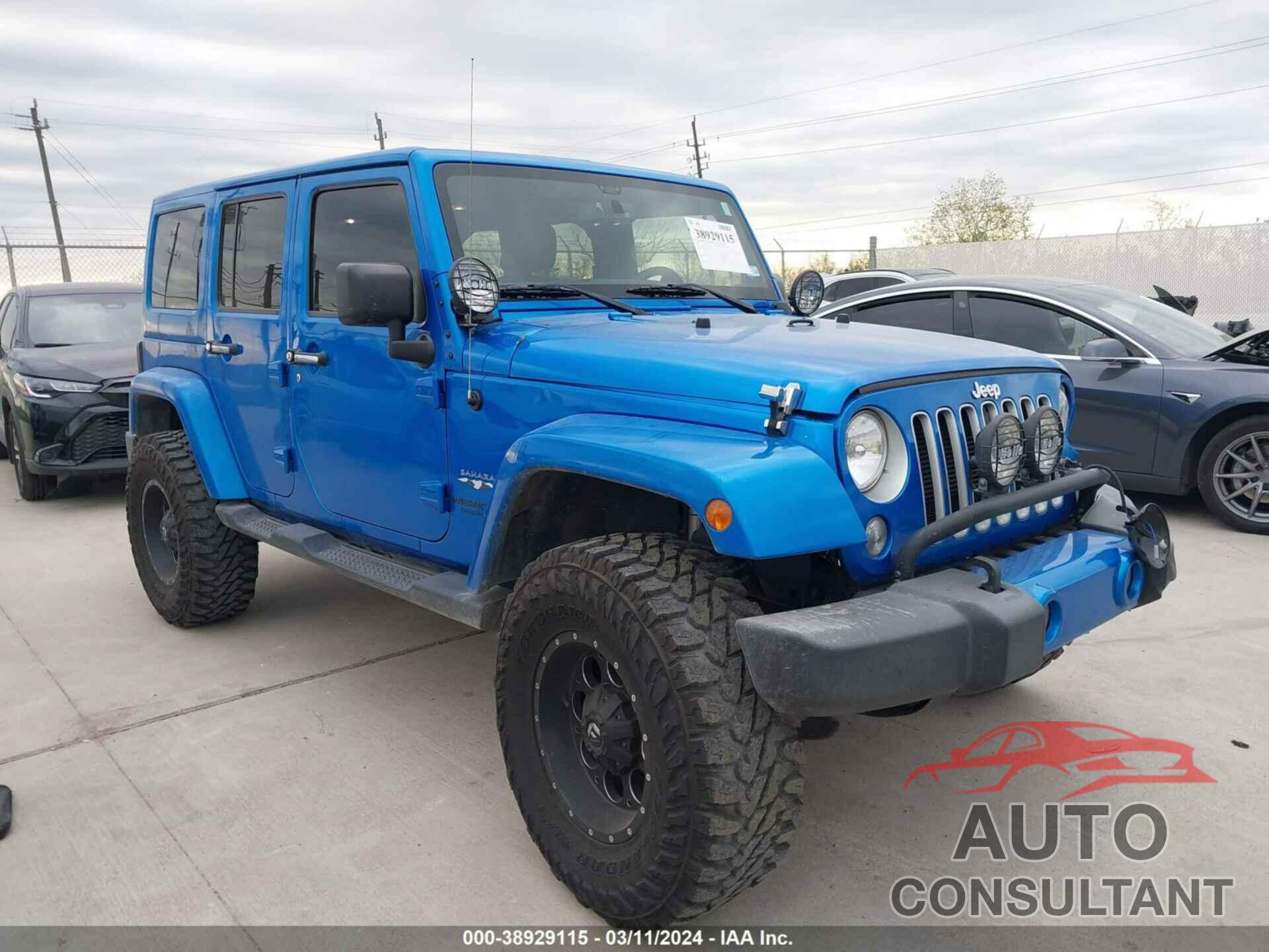 JEEP WRANGLER UNLIMITED 2016 - 1C4HJWEG3GL305249