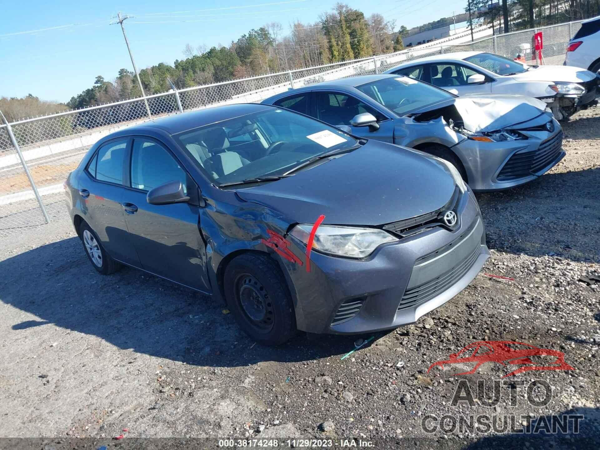 TOYOTA COROLLA 2015 - 2T1BURHE7FC429488