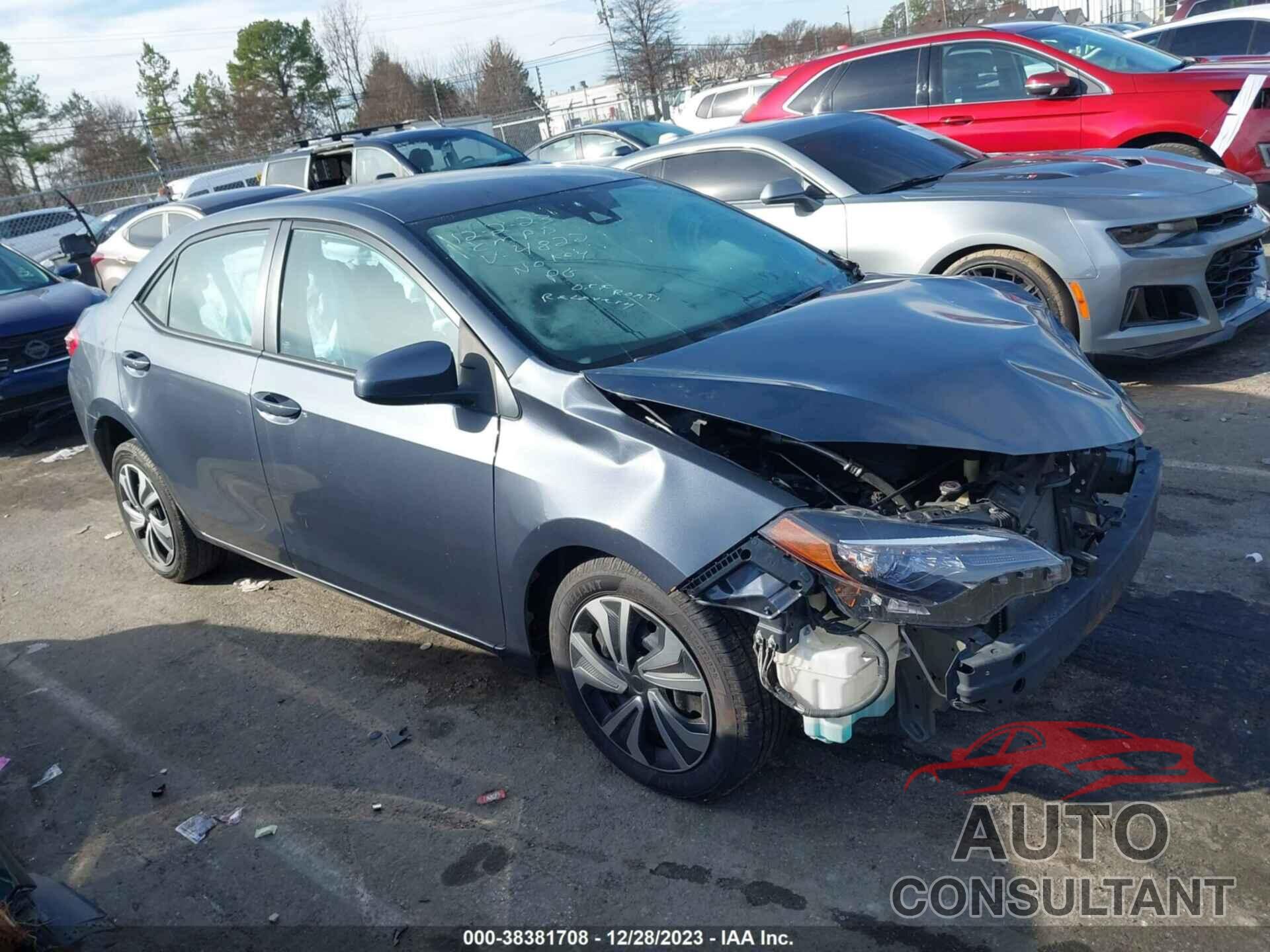 TOYOTA COROLLA 2017 - 5YFBURHE1HP714822