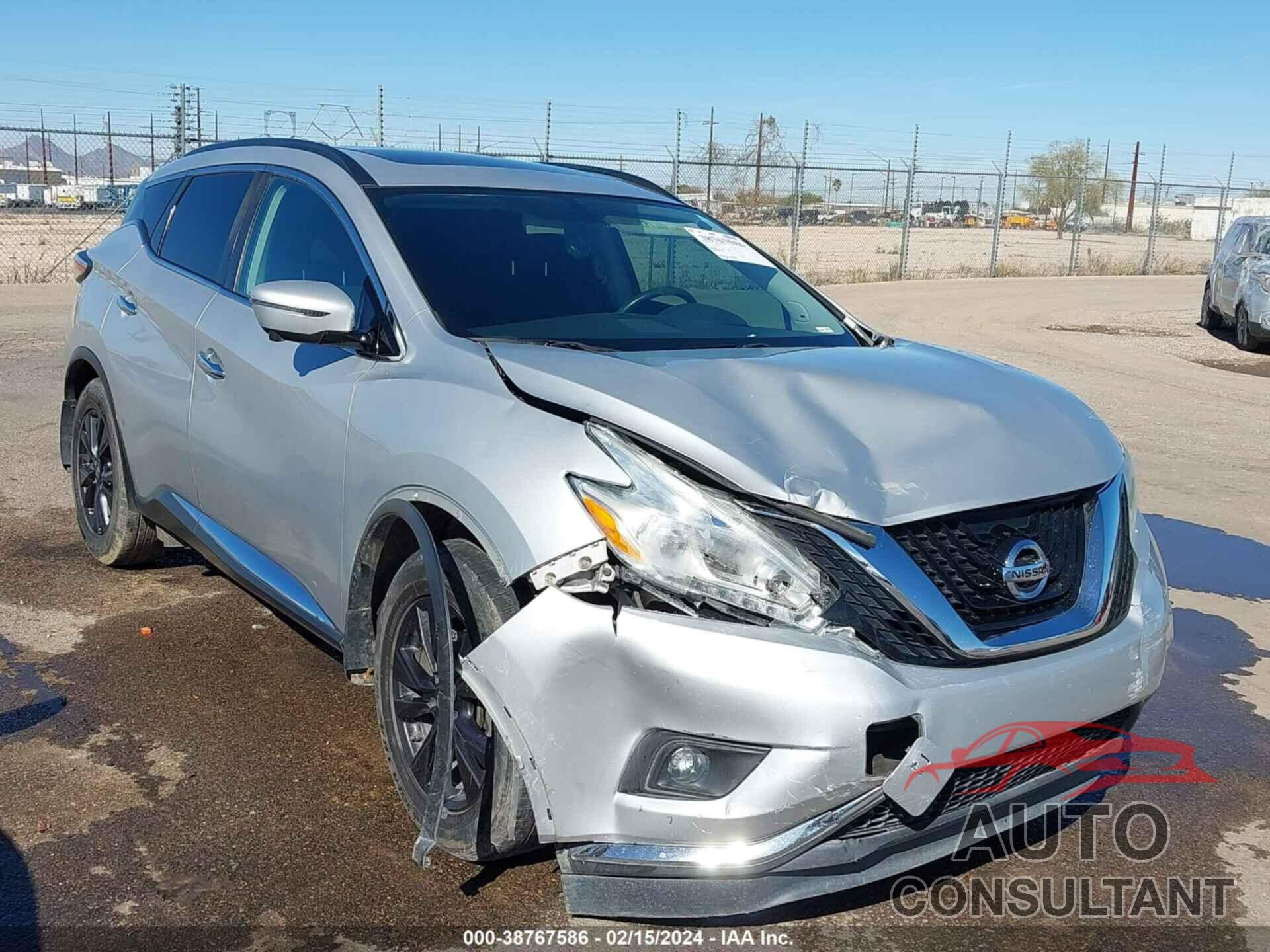 NISSAN MURANO 2017 - 5N1AZ2MG7HN146824