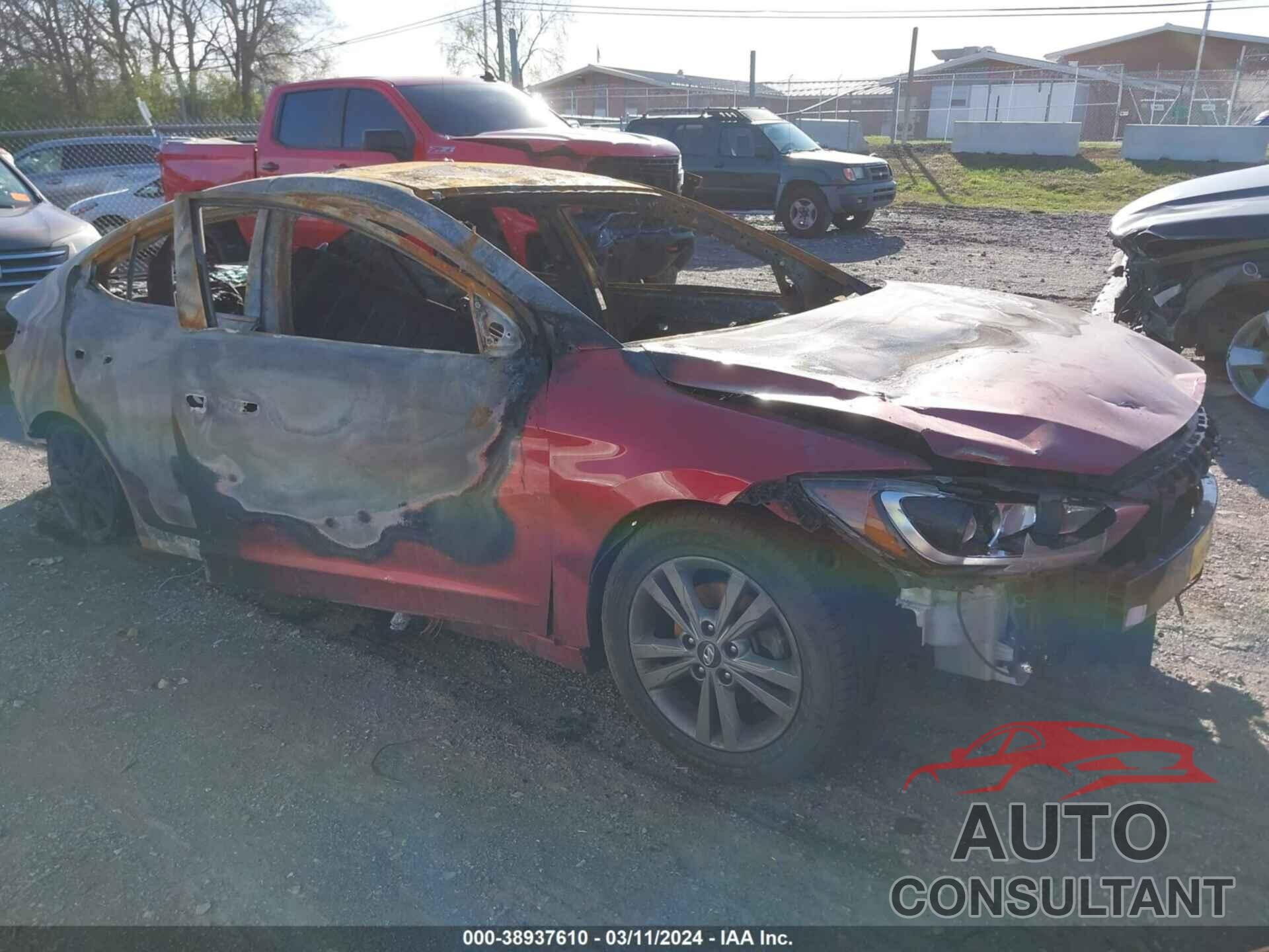 HYUNDAI ELANTRA 2017 - 5NPD84LFXHH186291