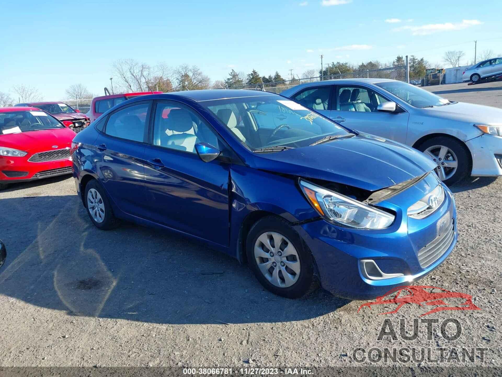 HYUNDAI ACCENT 2016 - KMHCT4AE7GU139188