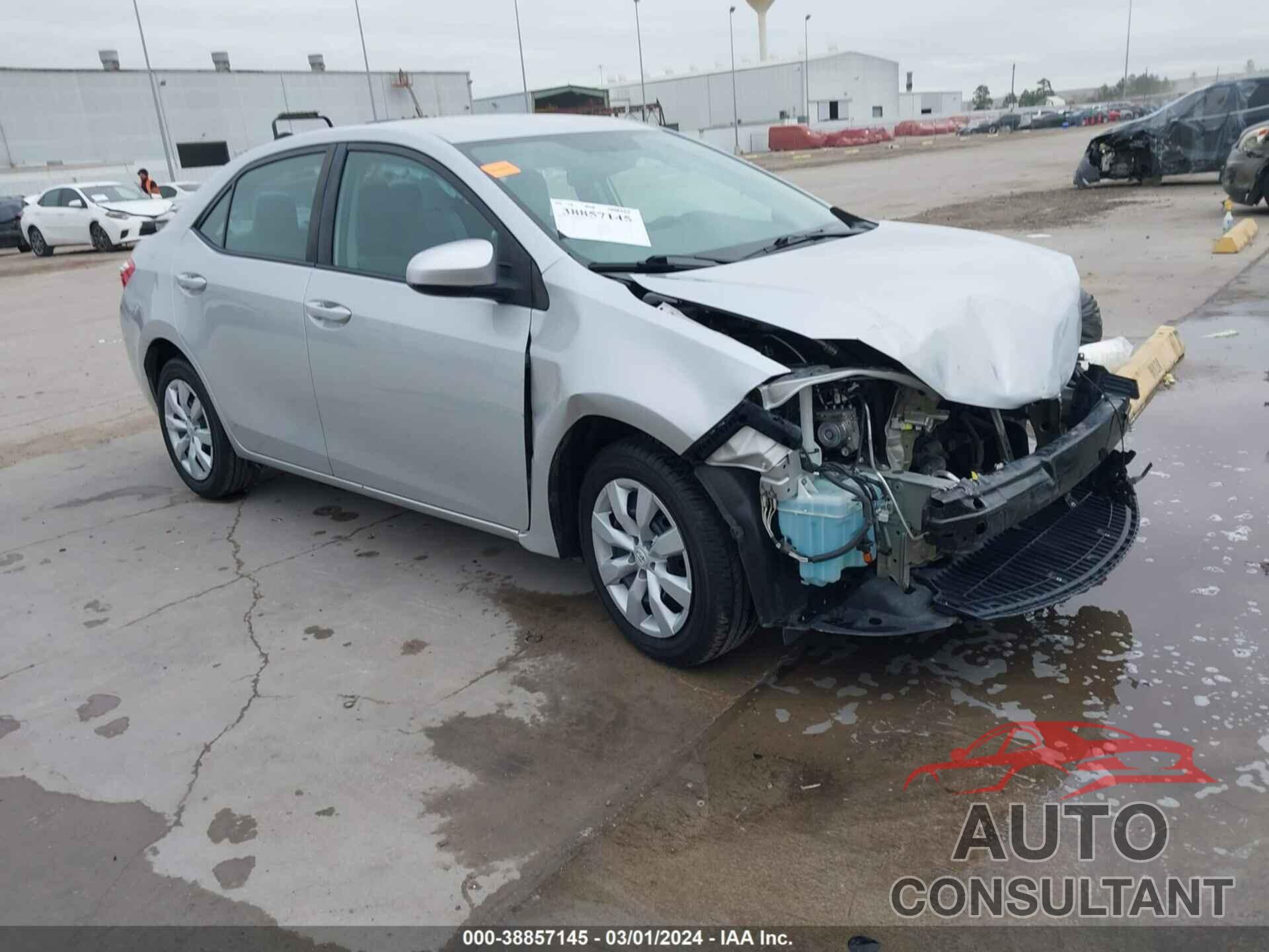 TOYOTA COROLLA 2016 - 5YFBURHE4GP531154