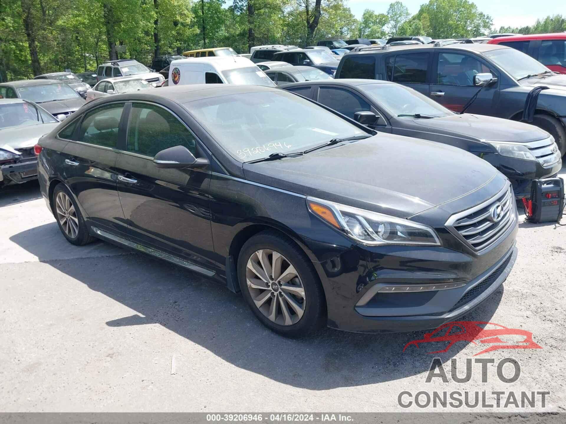 HYUNDAI SONATA 2017 - 5NPE34AFXHH497175