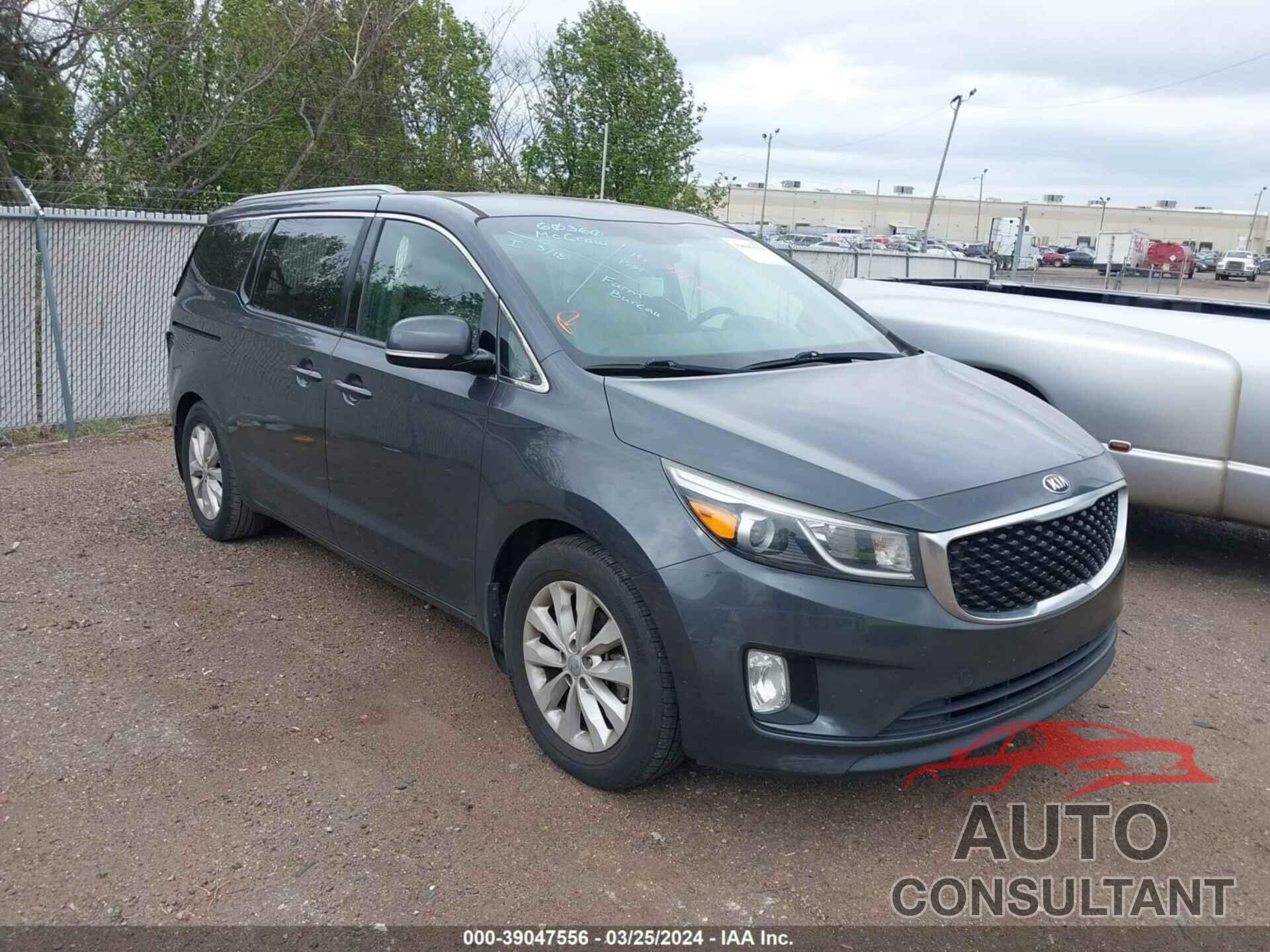 KIA SEDONA 2016 - KNDMC5C13G6186408