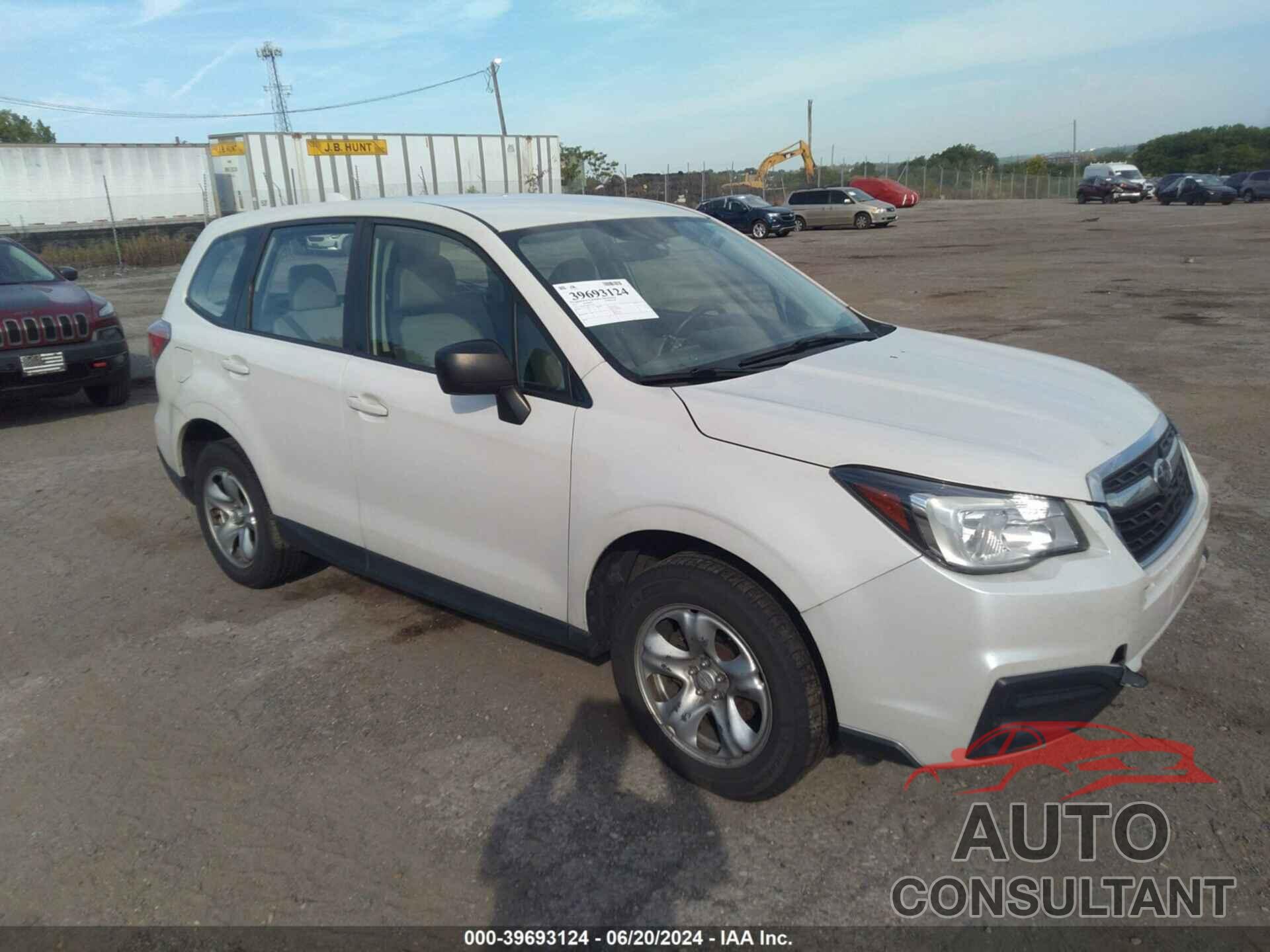 SUBARU FORESTER 2017 - JF2SJAAC5HG572562