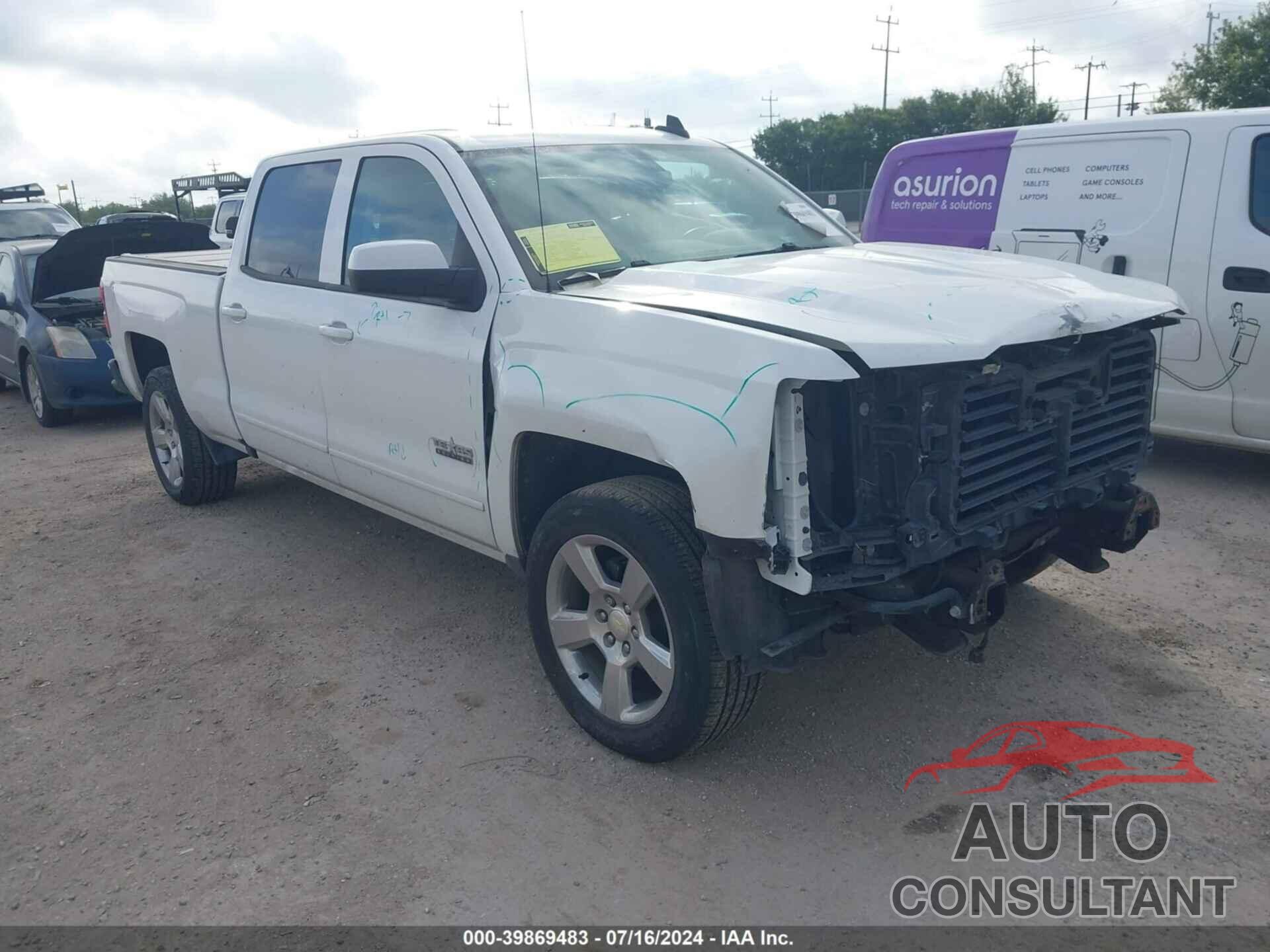 CHEVROLET SILVERADO 1500 2018 - 3GCPCREC2JG176929