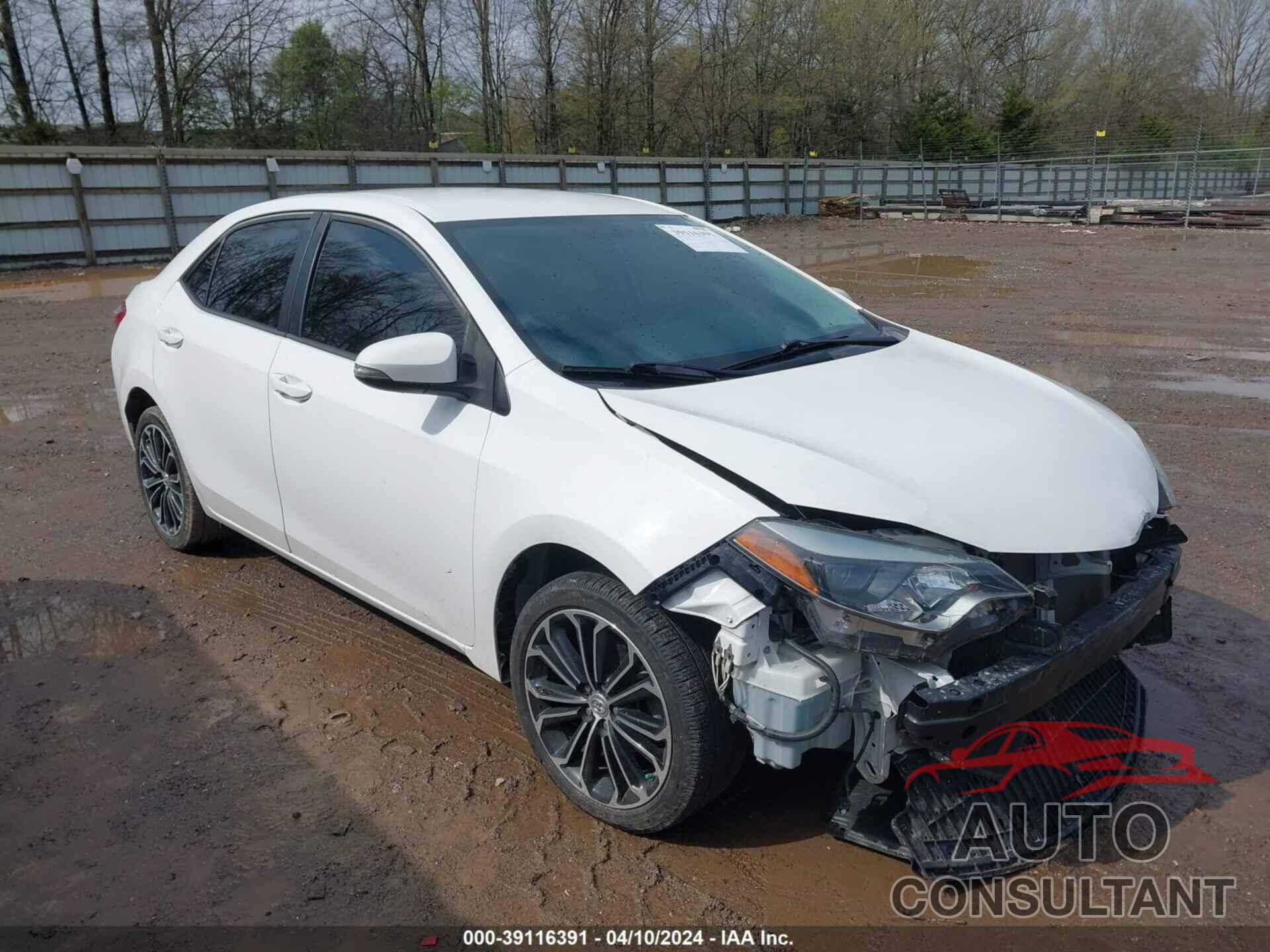 TOYOTA COROLLA 2016 - 2T1BURHE8GC601674