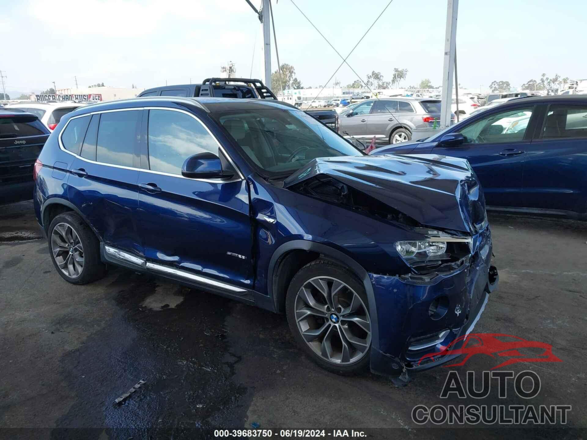 BMW X3 2017 - 5UXWZ7C56H0U46065