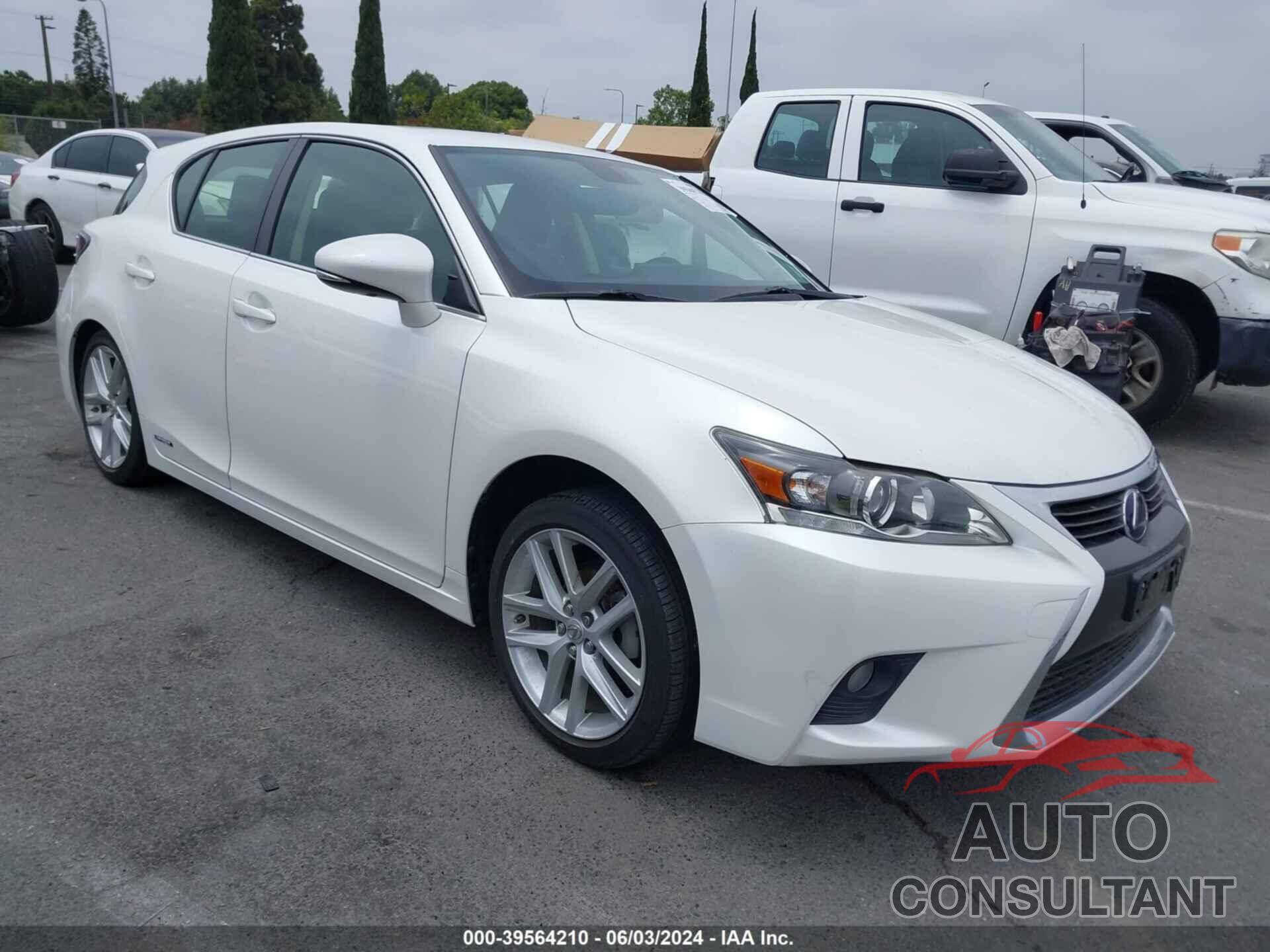 LEXUS CT 200H 2017 - JTHKD5BH8H2289642