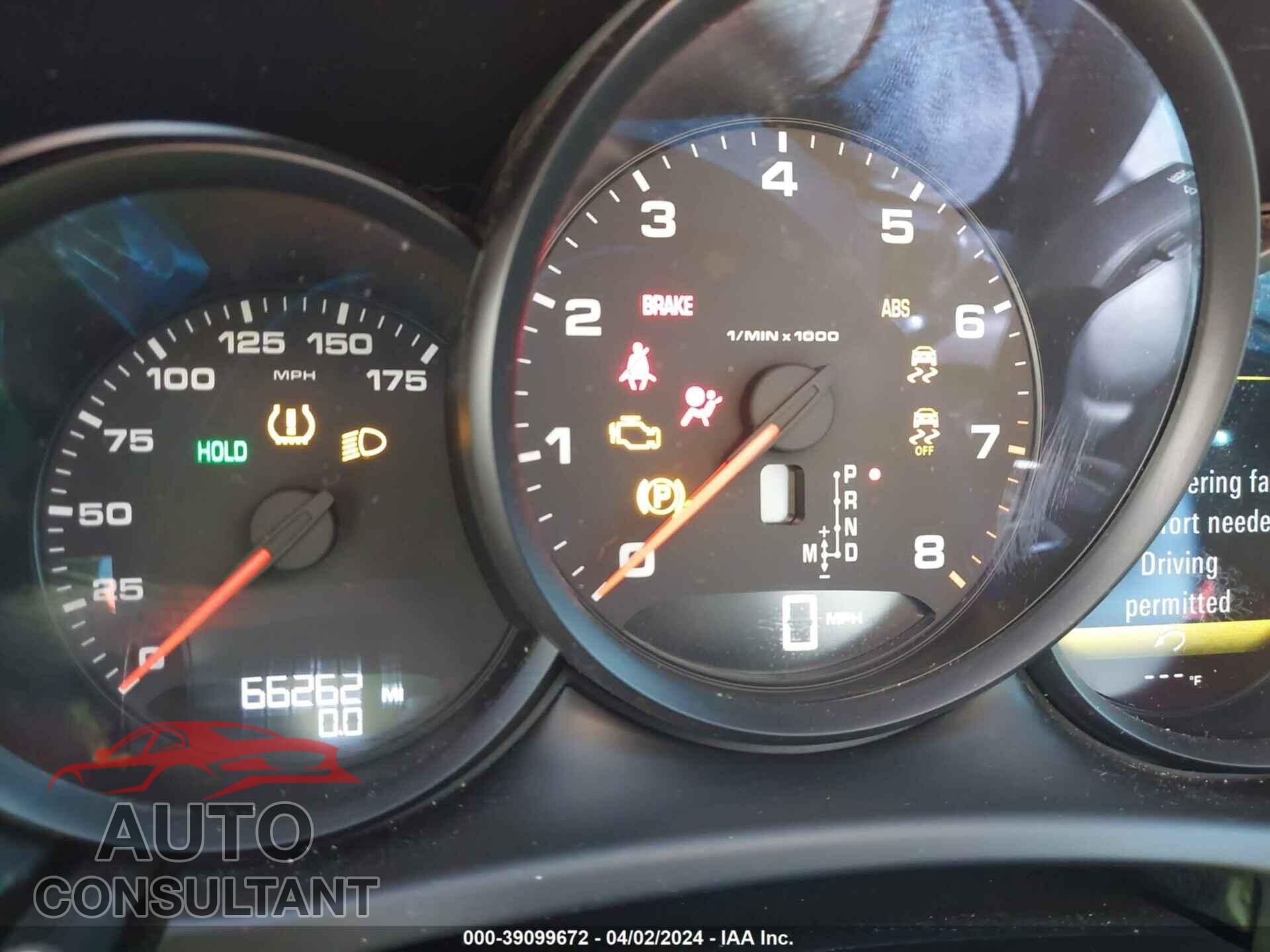 PORSCHE MACAN 2017 - WP1AA2A52HLB82977