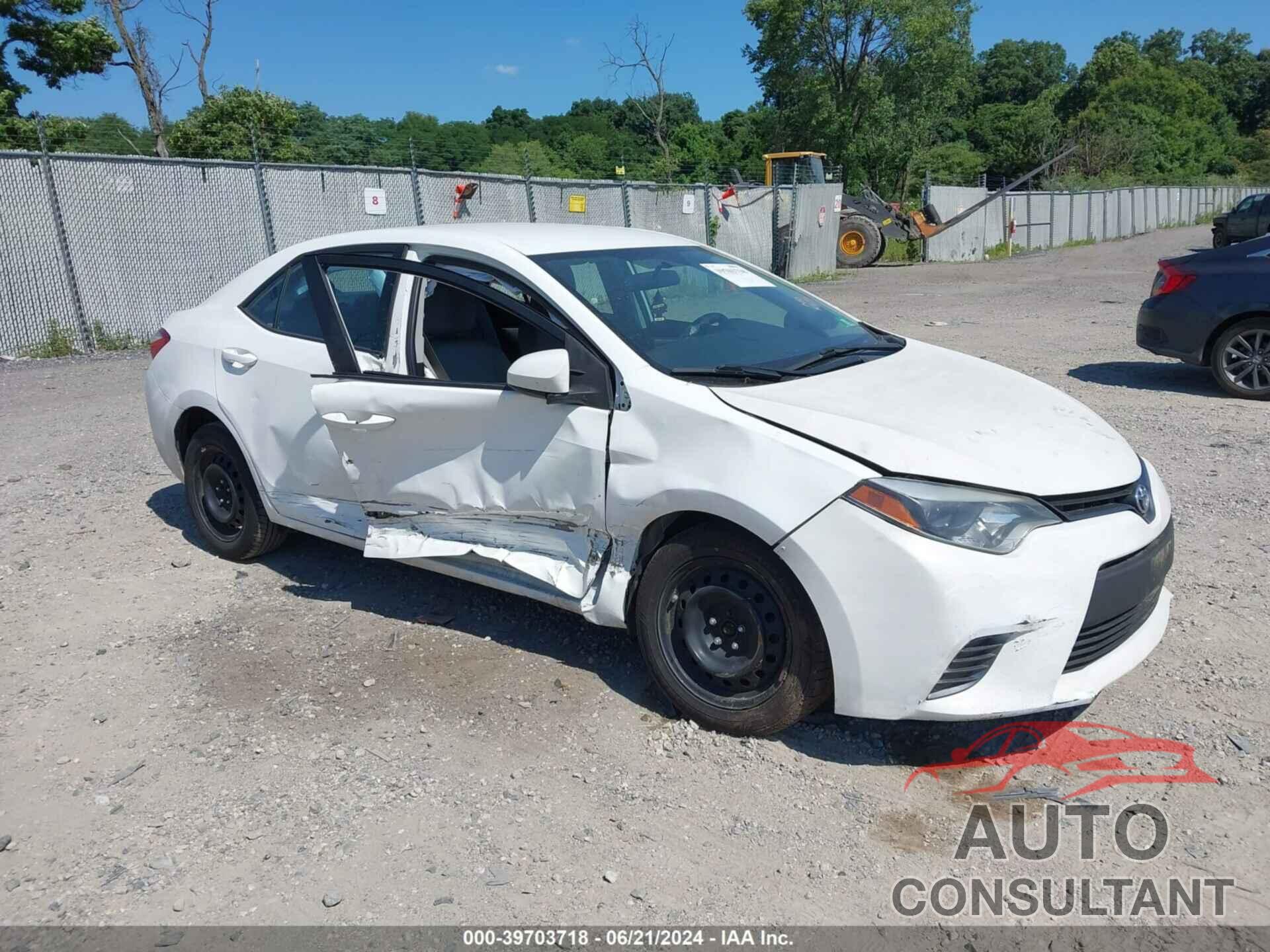 TOYOTA COROLLA 2016 - 5YFBURHE7GP478787