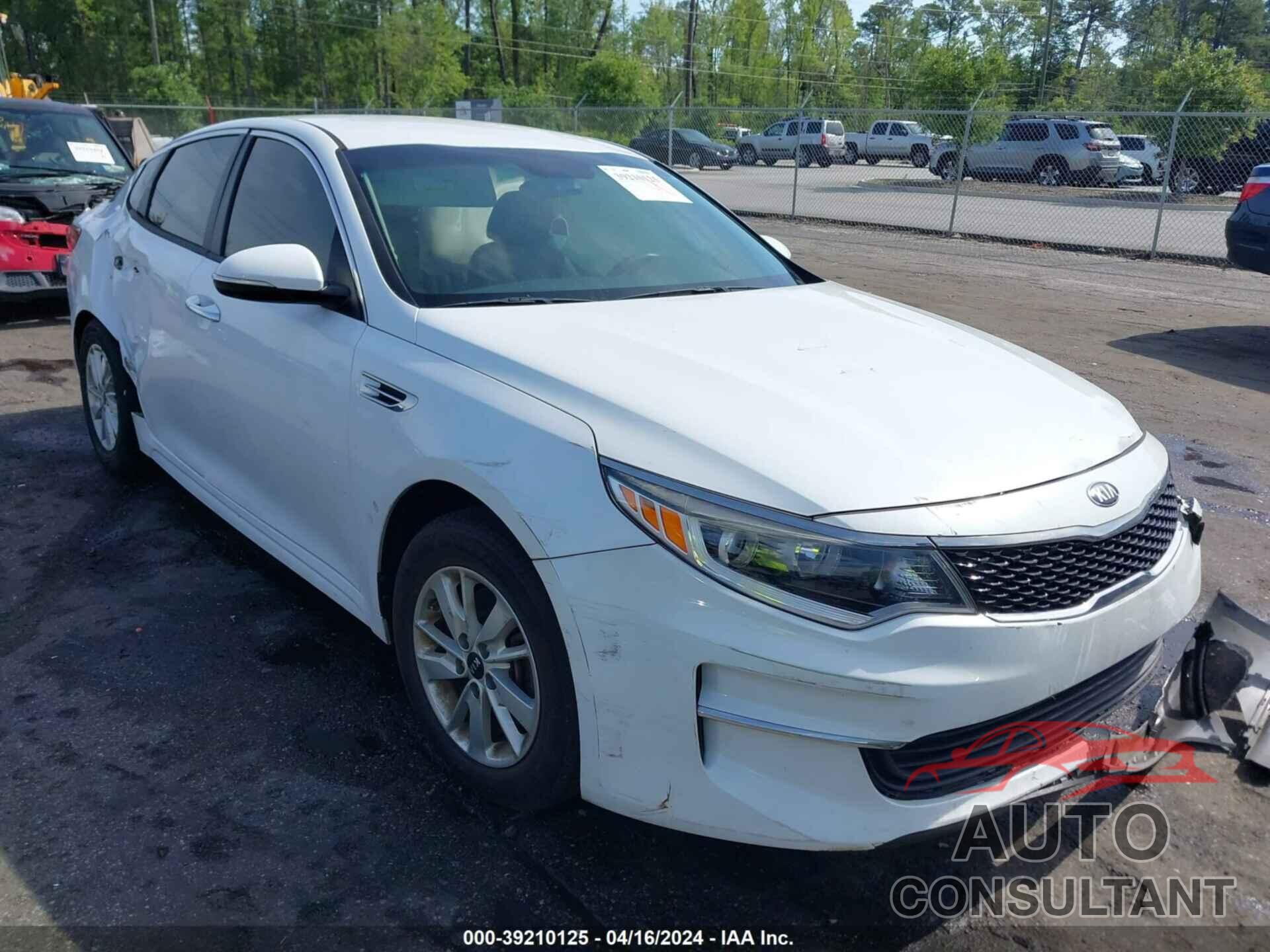 KIA OPTIMA 2018 - 5XXGT4L39JG233183