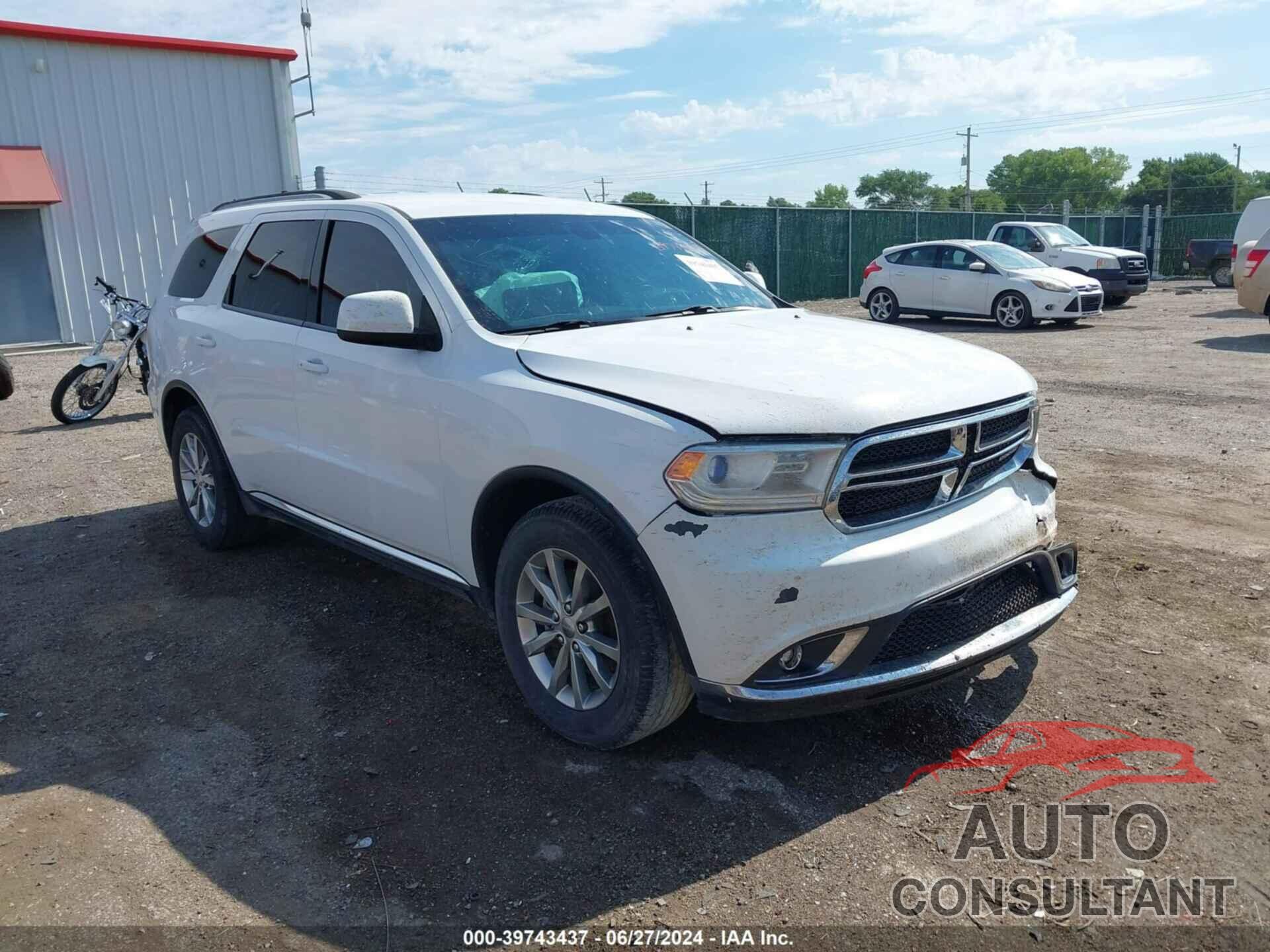DODGE DURANGO 2016 - 1C4RDHAG1GC419523
