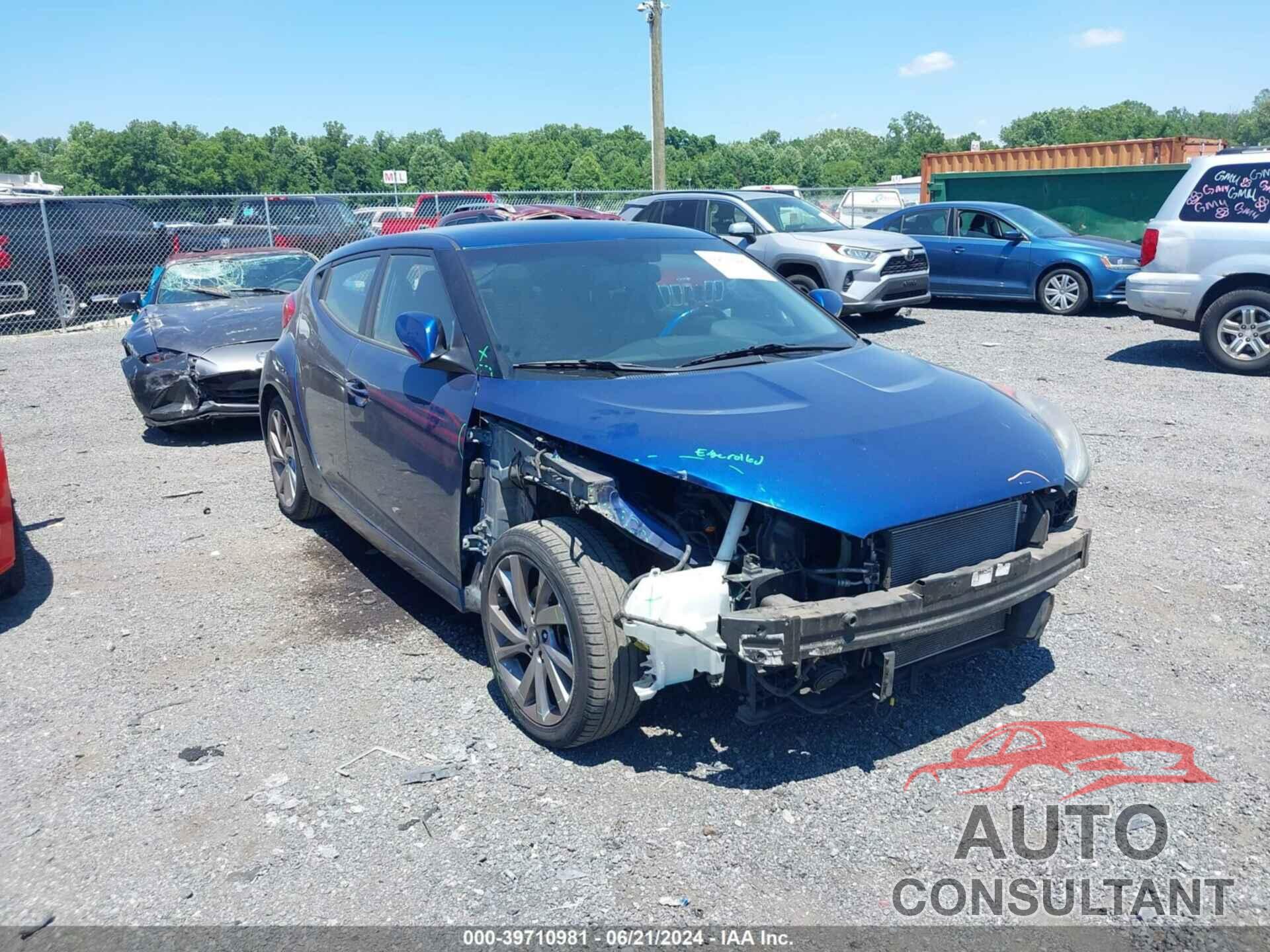 HYUNDAI VELOSTER 2016 - KMHTC6AD7GU274707