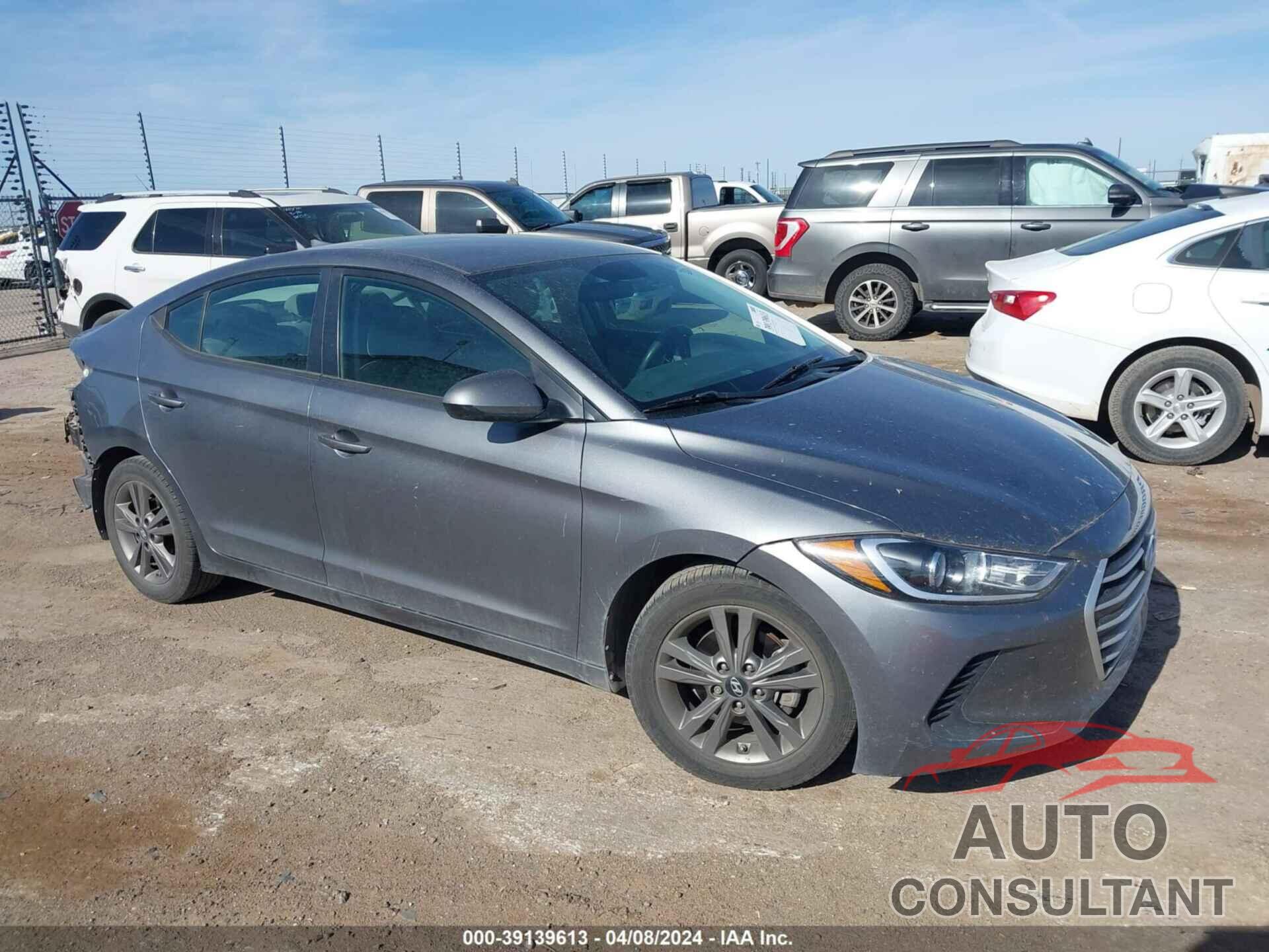 HYUNDAI ELANTRA 2018 - 5NPD84LF9JH394541