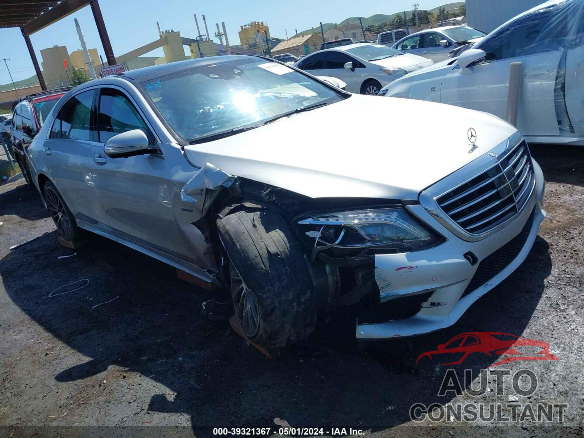 MERCEDES-BENZ S 550 PLUG-IN HYBRID 2016 - WDDUG6DB0GA253311