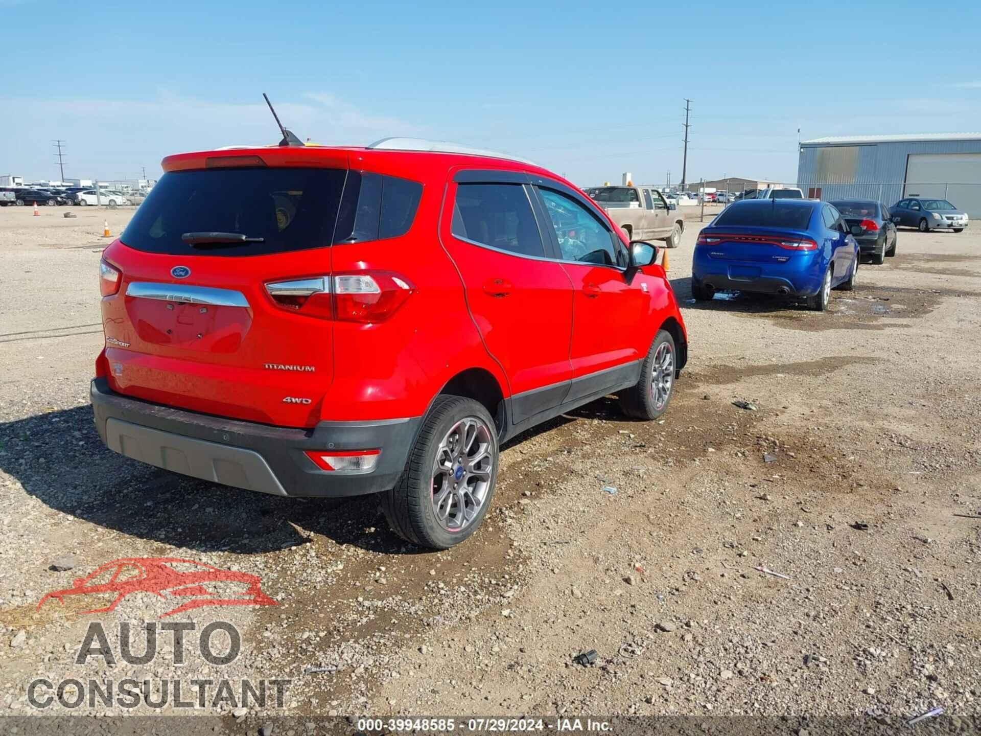 FORD ECOSPORT 2020 - MAJ6S3KL0LC361718
